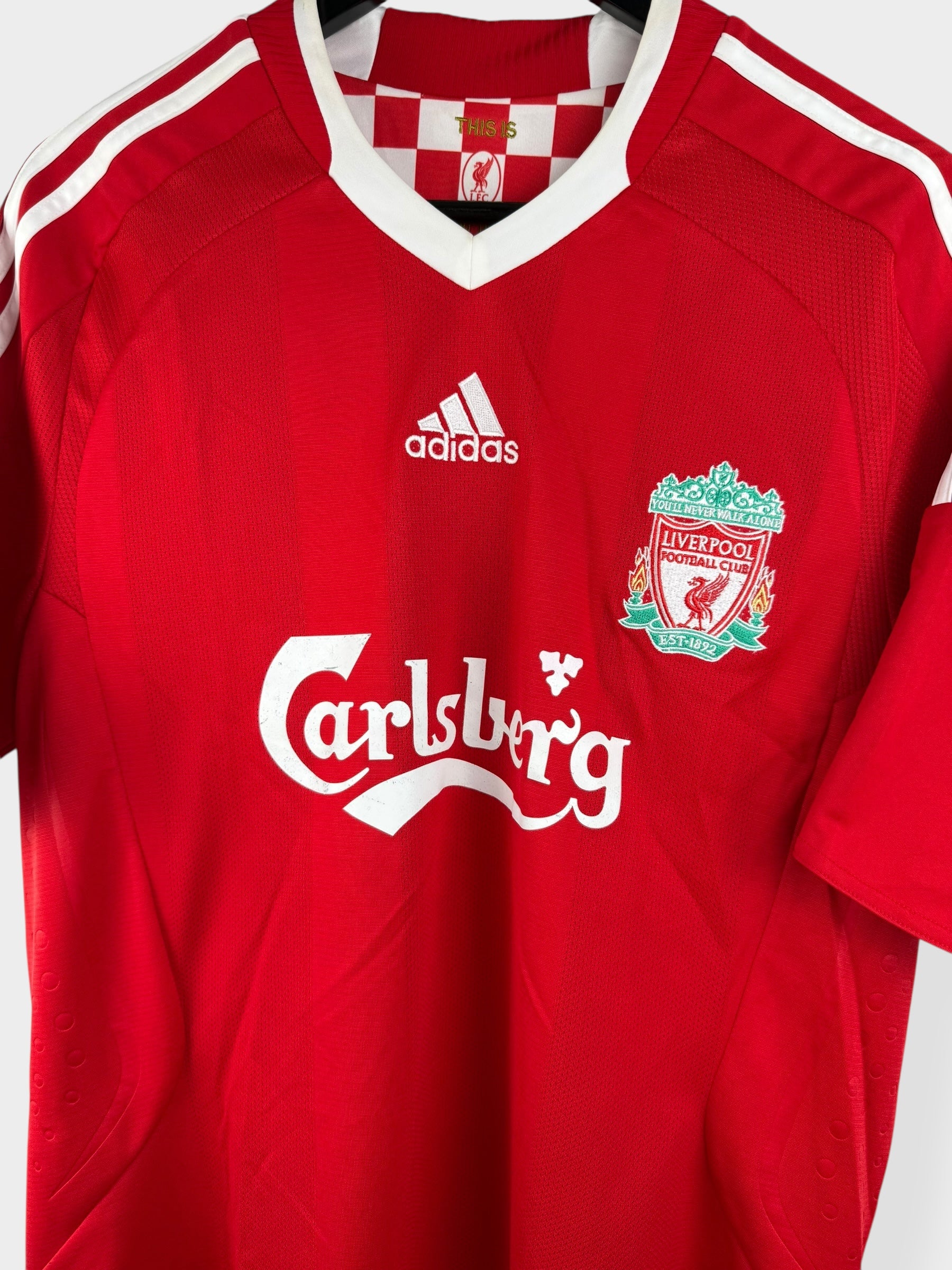 2008-10 LIVERPOOL HEIMTRIKOT GERRARD #8 M