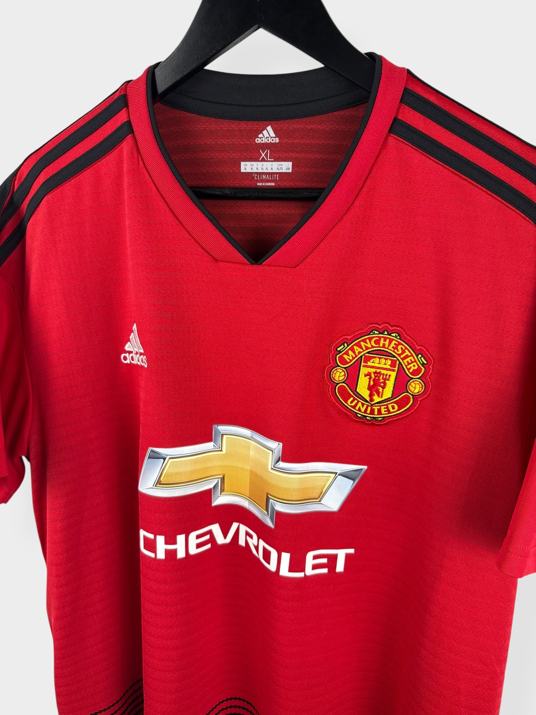 2018-19 MANCHESTER UNITED HOME SHIRT LINGARD #14 XL