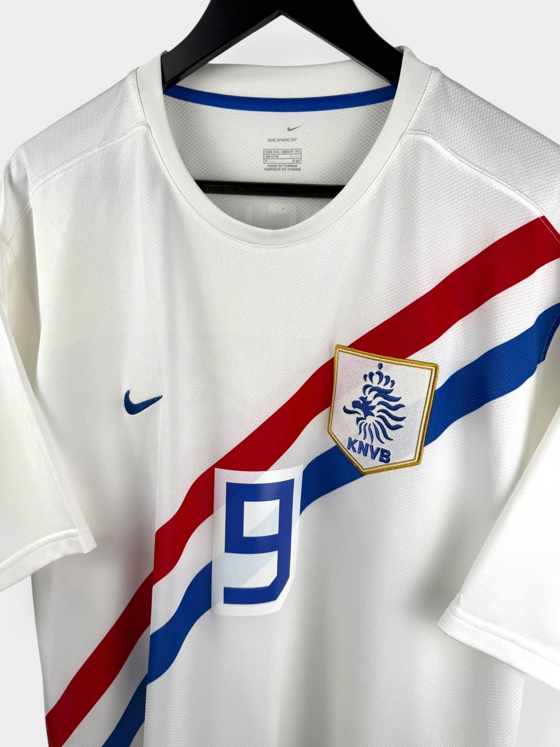 2006-08 NETHERLANDS AWAY SHIRT V.NISTELROOY #9 XXL - Authentic Football Club