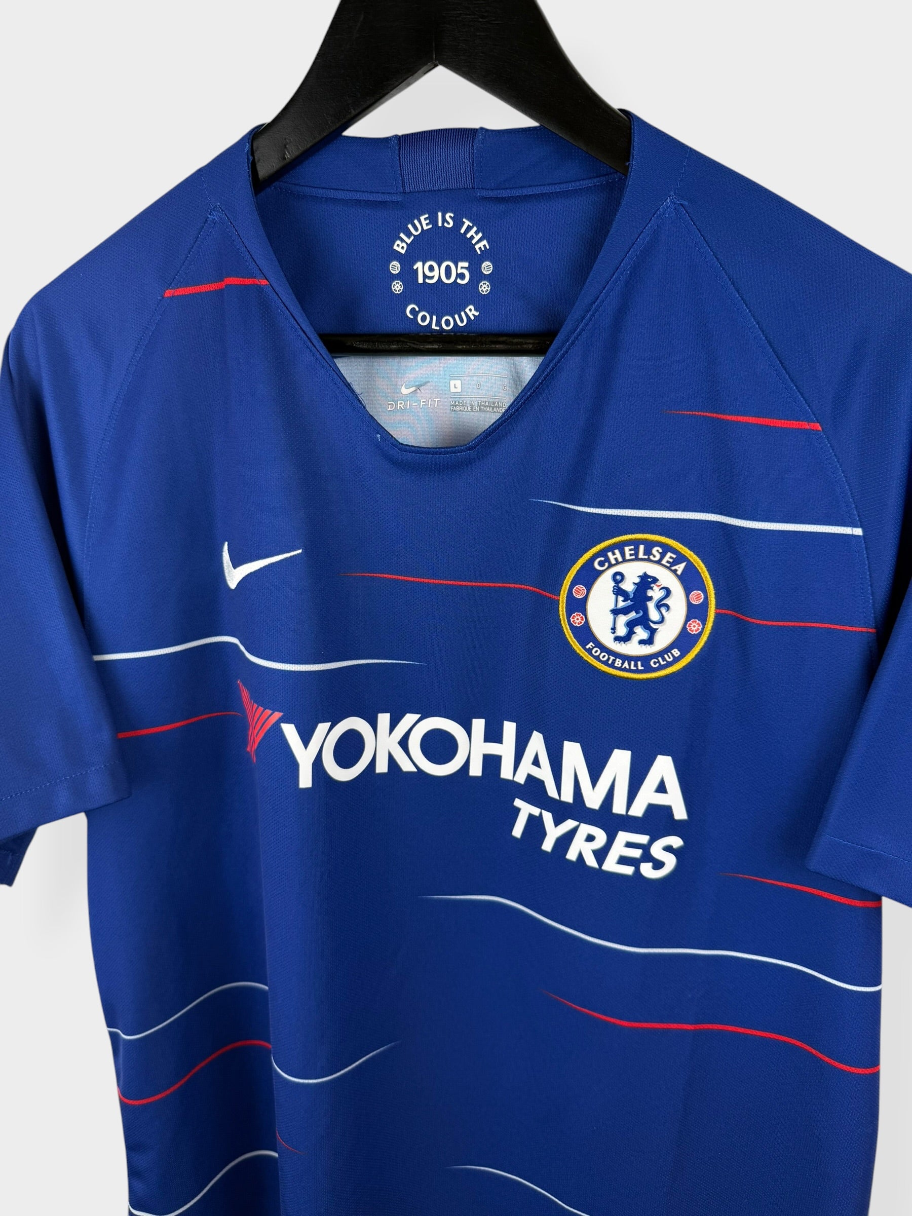 2018-19 CHELSEA HOME SHIRT HAZARD #10 L