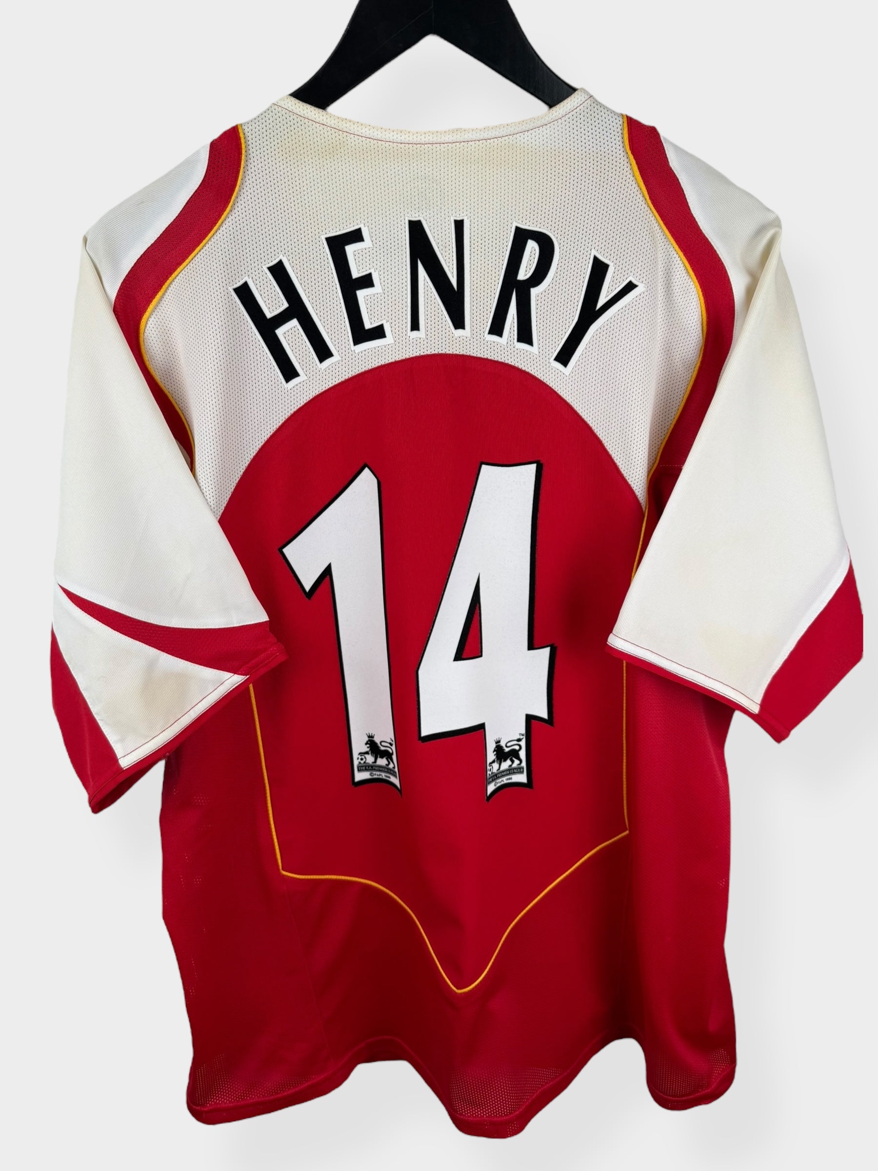 2004-05 ARSENAL HOME SHIRT HENRY #14 L - Authentic Football Club