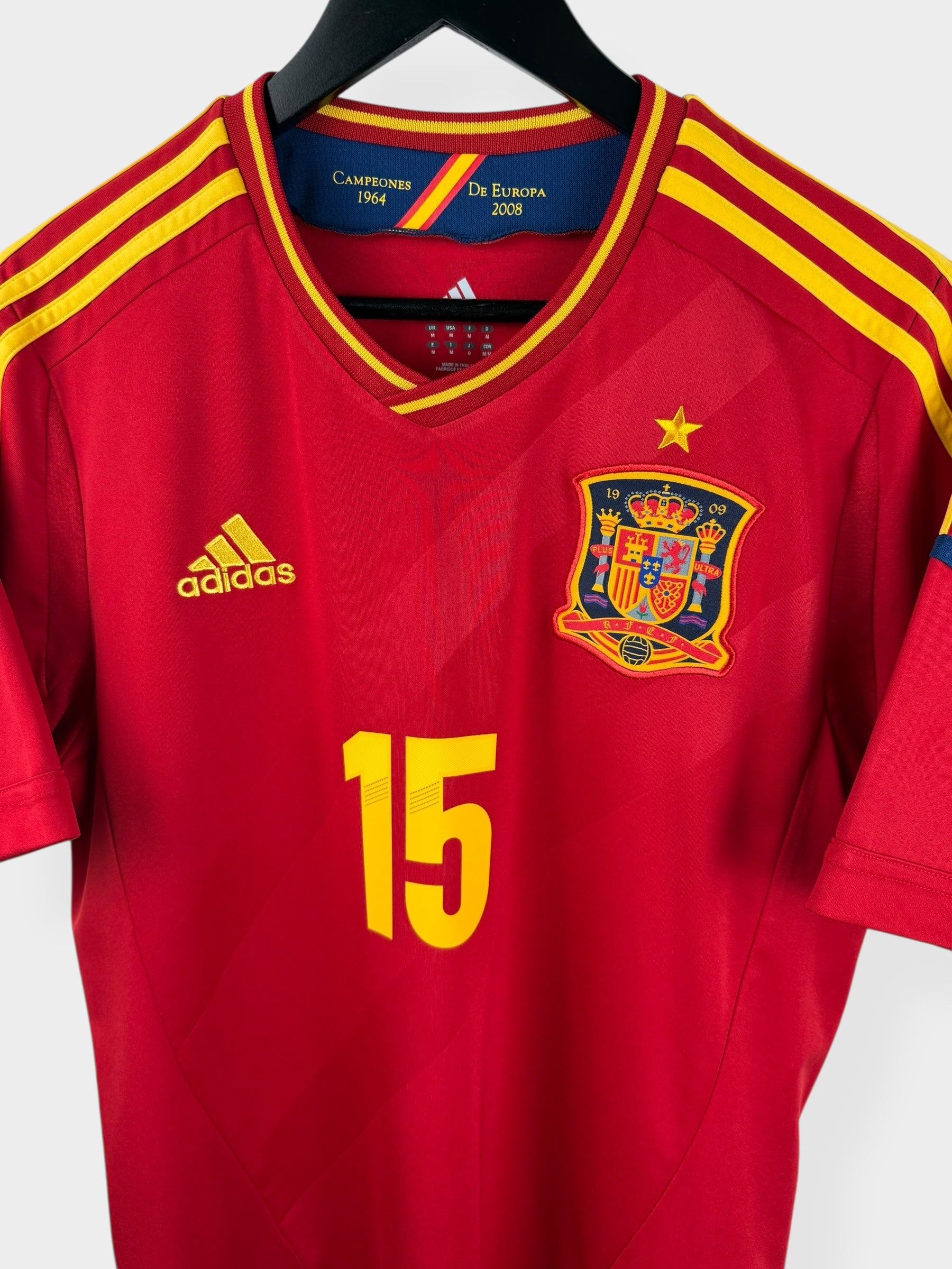 2011-12 SPAIN HOME SHIRT SERGIO RAMOS #15 M