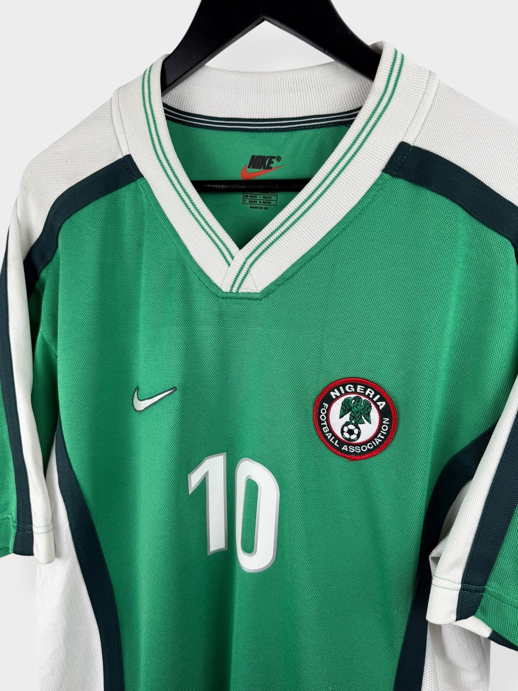 1998-00 NIGERIA HOME SHIRT OKOCHA #10 M