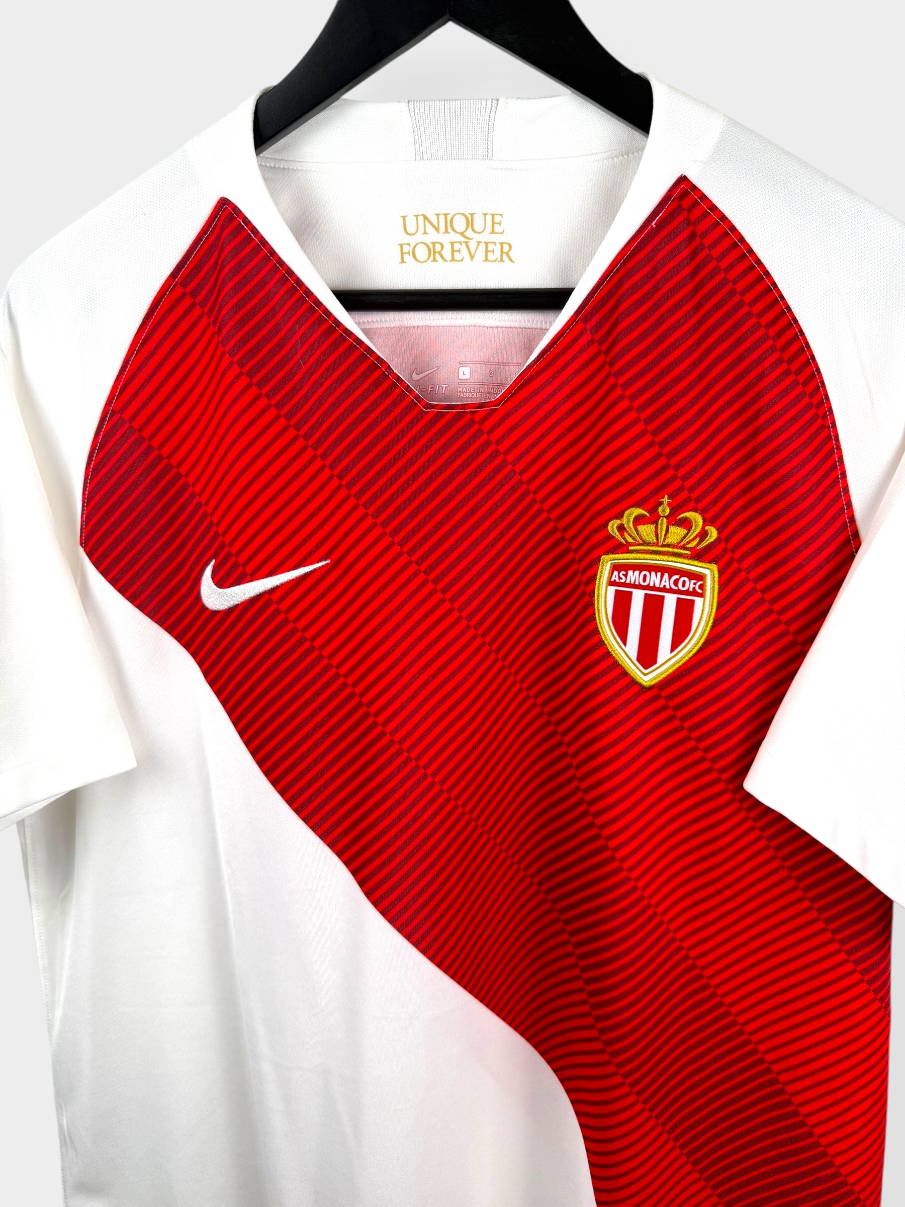 2018-19 AS MONACO HOME SHIRT L - Authentic Football Club