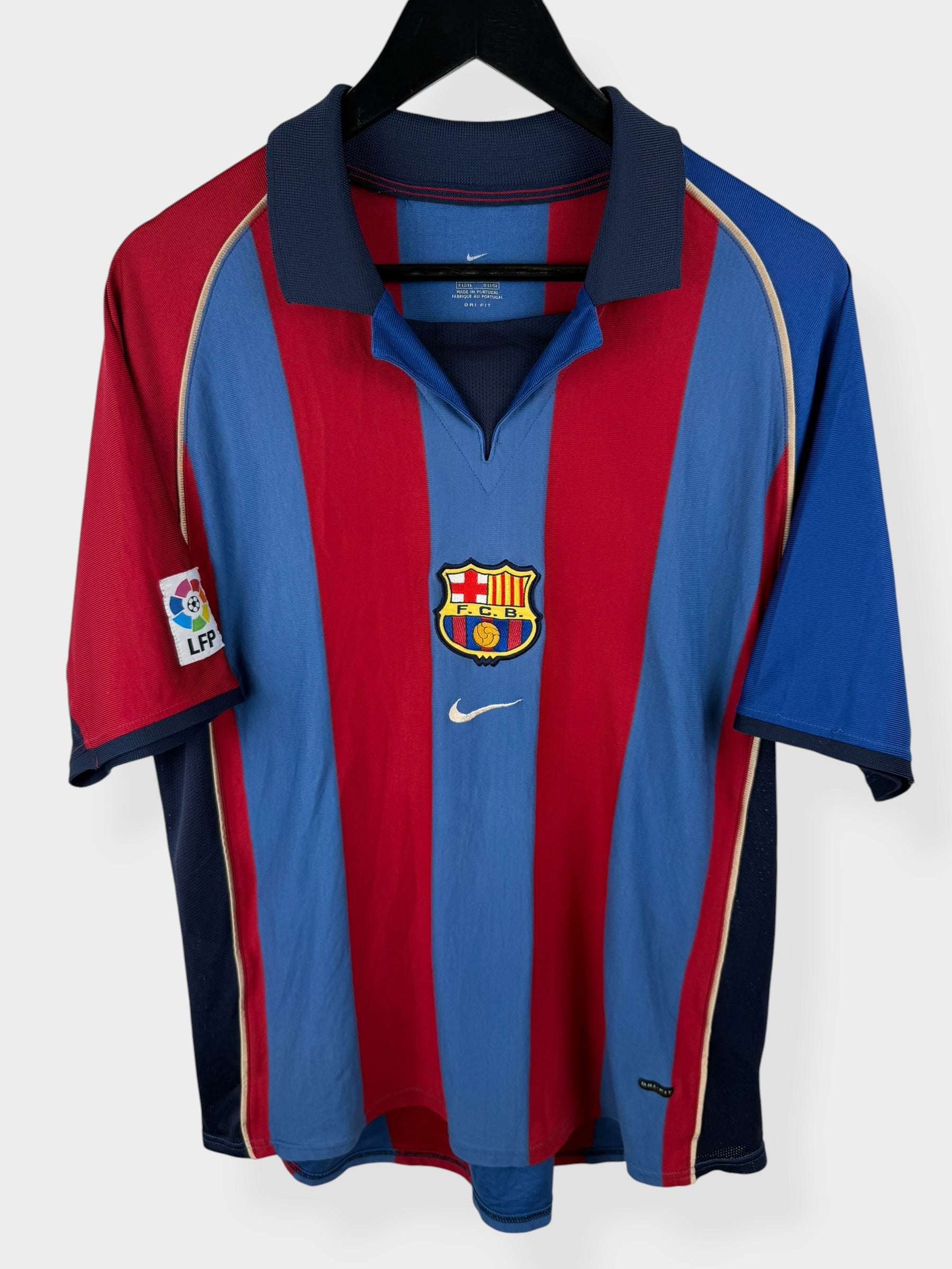 2001-02 BARCELONA THUISSHIRT RIVALDO #10 L