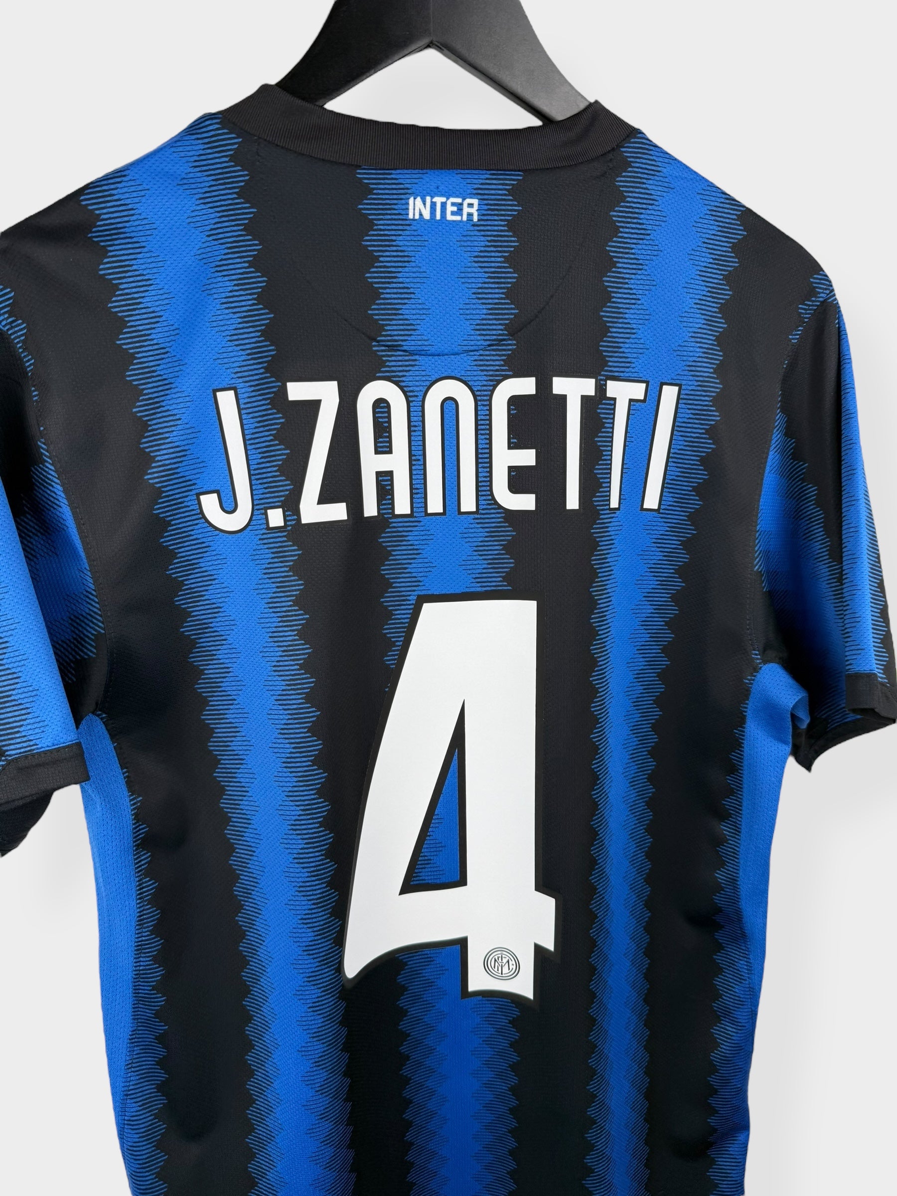 2010-11 INTER MILAN THUISSHIRT ZANETTI #4 S