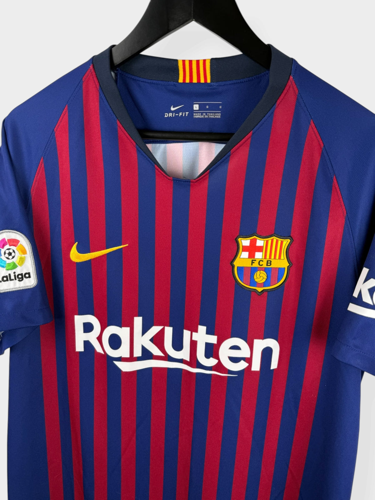 2018-19 BARCELONA HOME SHIRT MESSI #10 L - Authentic Football Club