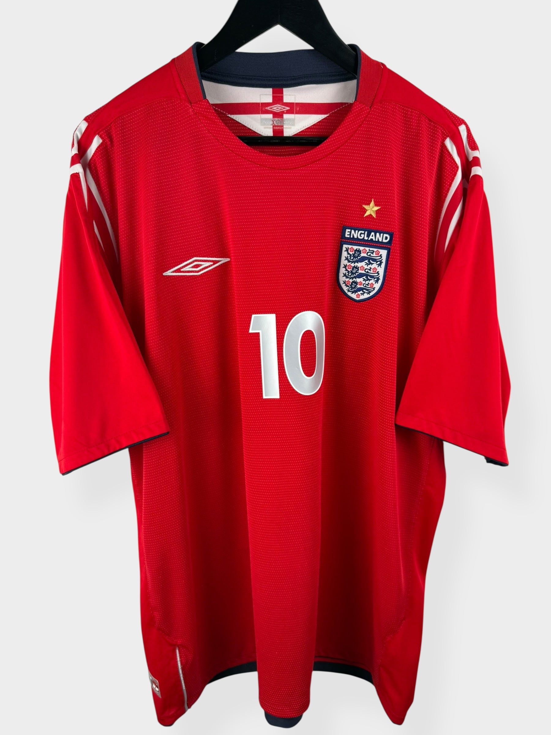2004-06 ENGLAND AWAY SHIRT OWEN #10 XXL - Authentic Football Club