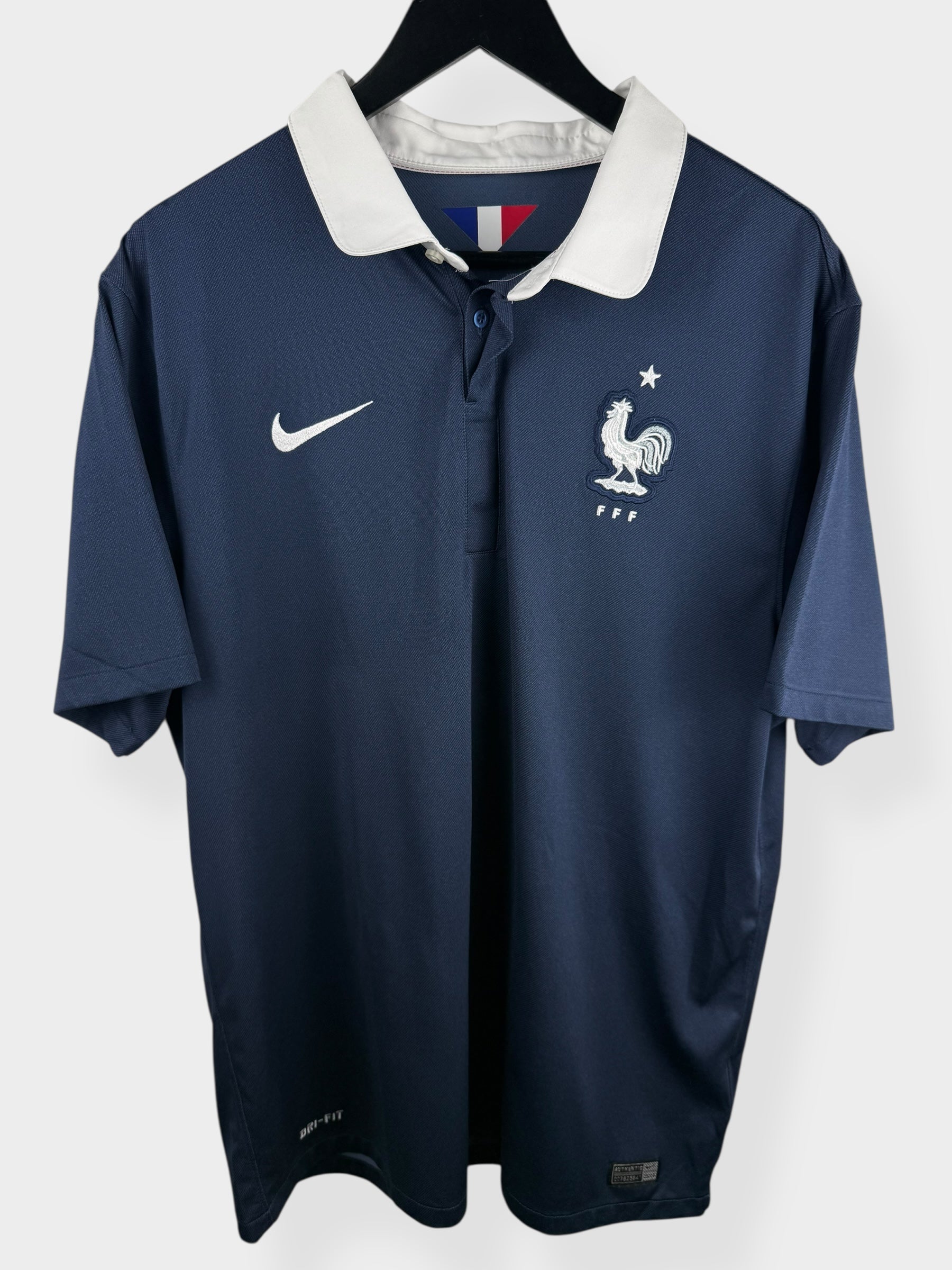 2014-15 FRANCE HOME SHIRT XL - Authentic Football Club