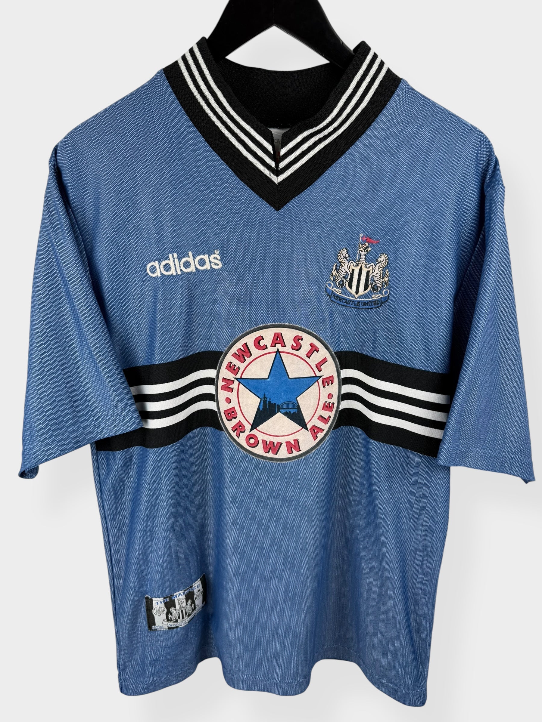 1996-97 NEWCASTLE UNITED AWAY SHIRT GINOLA #14 M