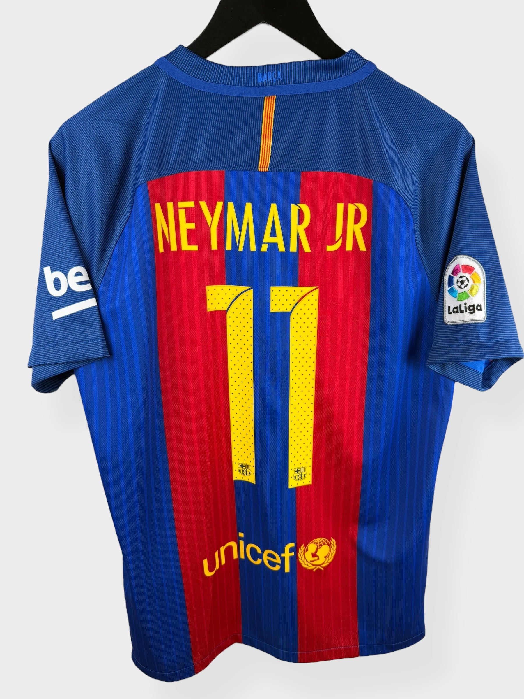 2016-17 BARCELONA HOME SHIRT NEYMAR JR #11 M - Authentic Football Club