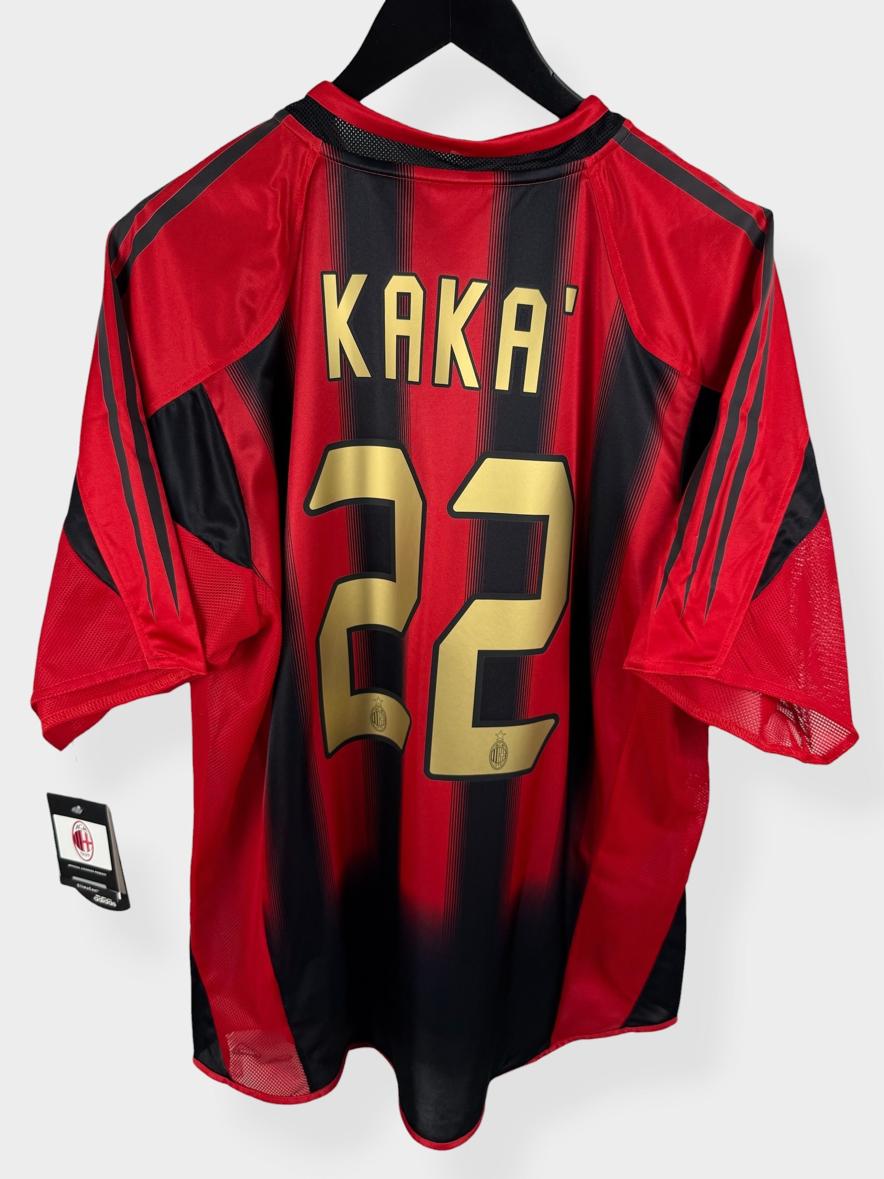 2004-05 AC MILAN HOME SHIRT KAKA #22 L