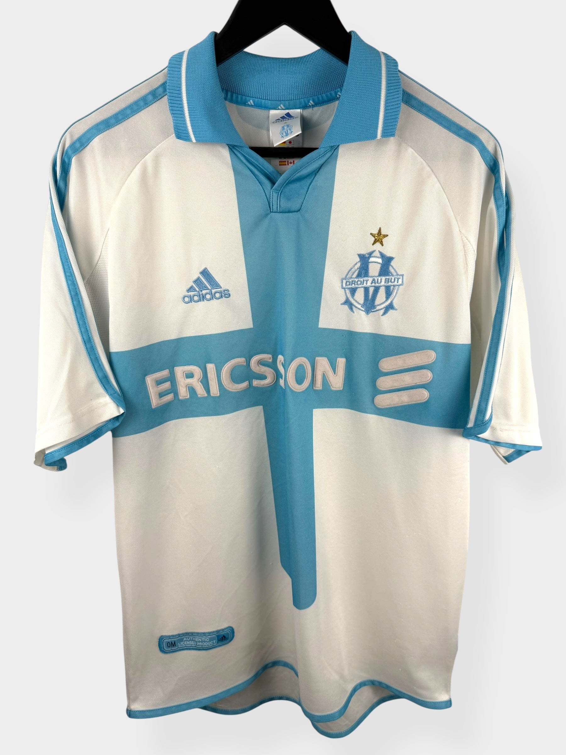 2000-01 OLYMPIQUE MARSEILLE HOME SHIRT M - Authentic Football Club