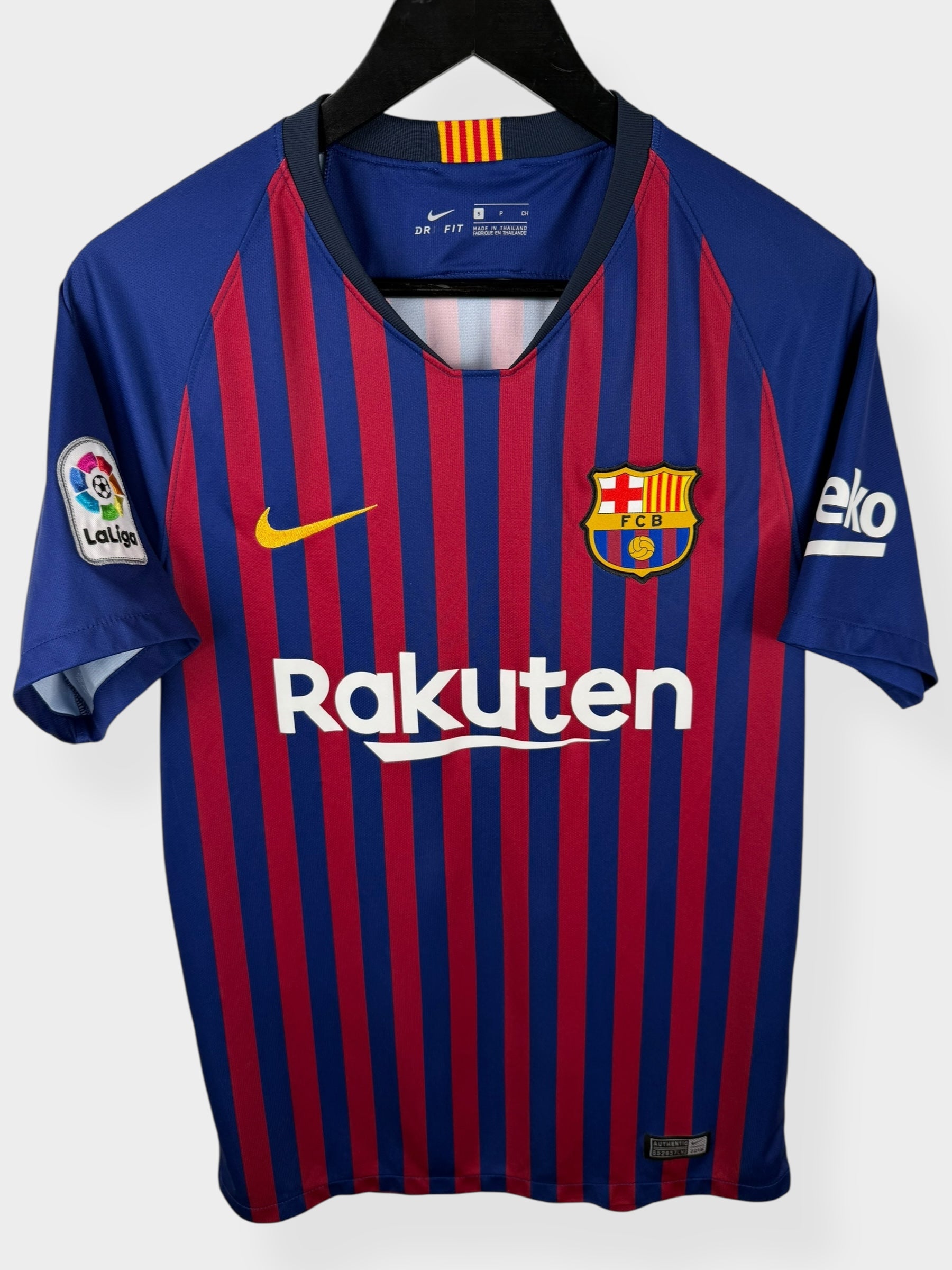 2018-19 BARCELONA HOME SHIRT MESSI #10 S - Authentic Football Club