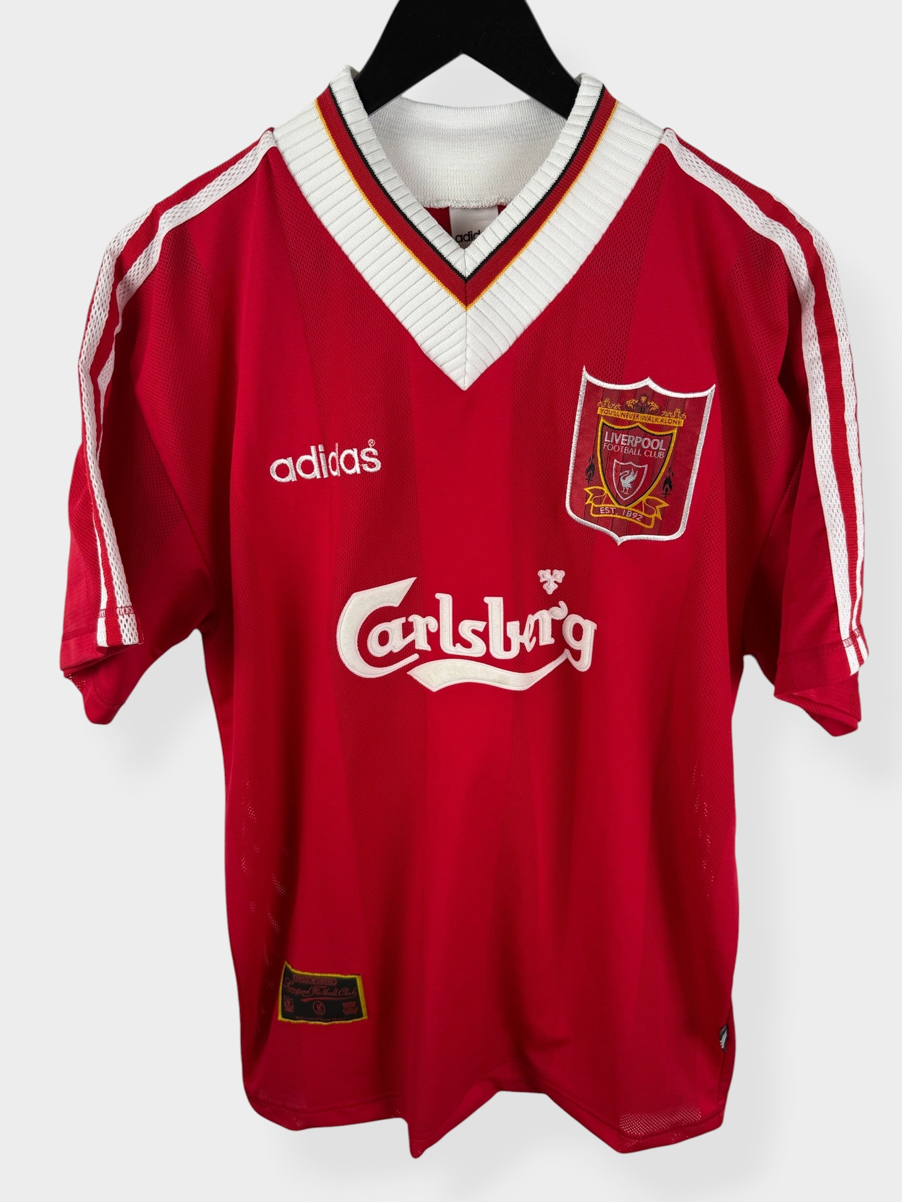 1995-96 LIVERPOOL HOME SHIRT L