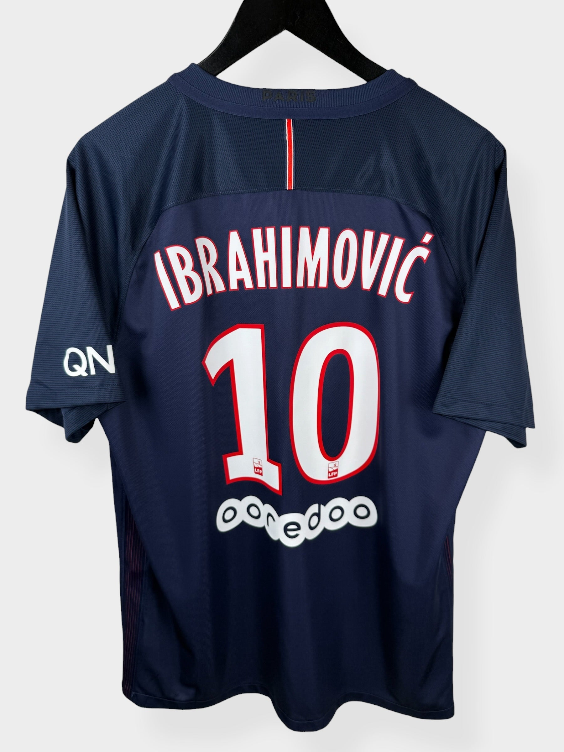 2016-17 PARIS SAINT-GERMAIN HOME SHIRT IBRAHIMOVIC #10 L