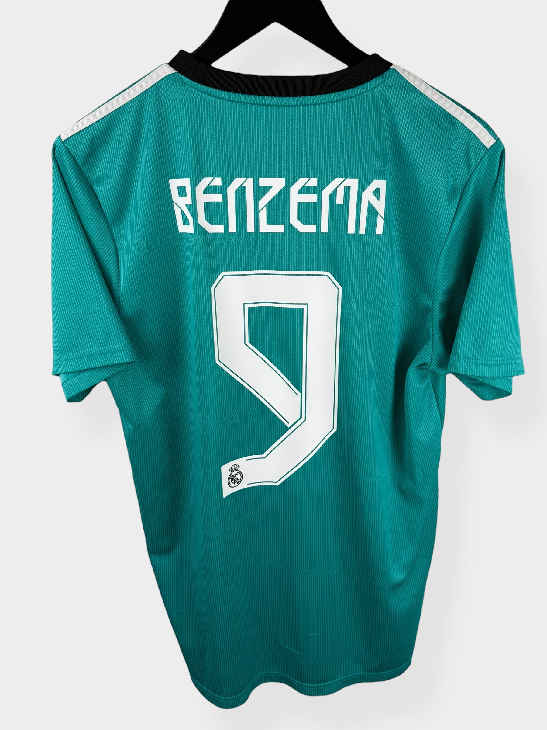 2021-22 REAL MADRID THIRD SHIRT BENZEMA #9 M - Authentic Football Club