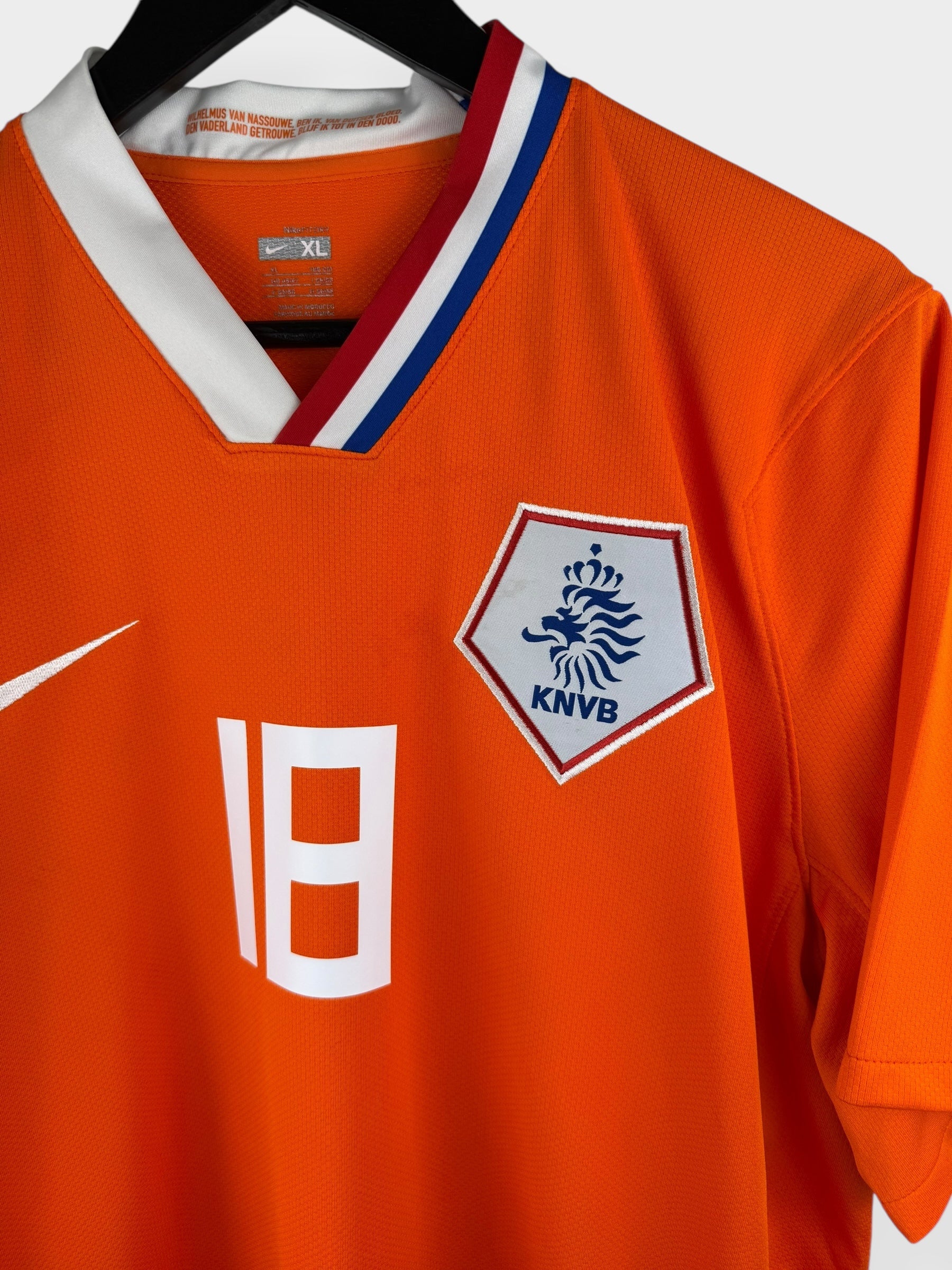 2008-10 NEDERLANDS THUISSHIRT KUYT #18 XL