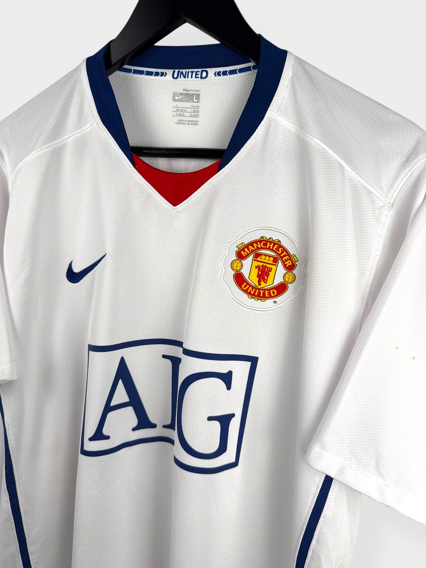 2008-09 MANCHESTER UNITED AUSWÄRTSTRIKOT TEVEZ #32 L