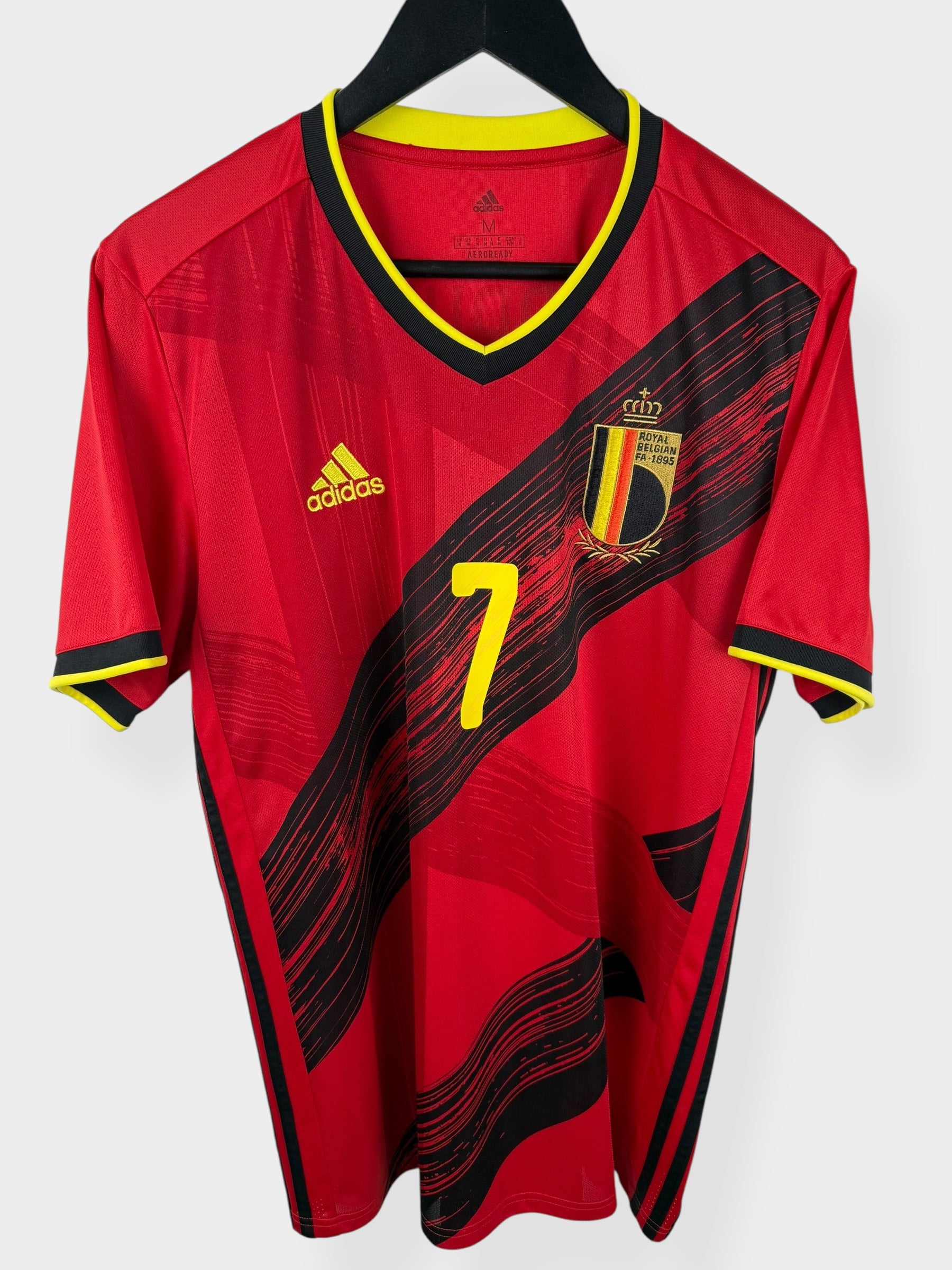 2020-21 BELGIUM HOME SHIRT DE BRUYNE #7 M - Authentic Football Club