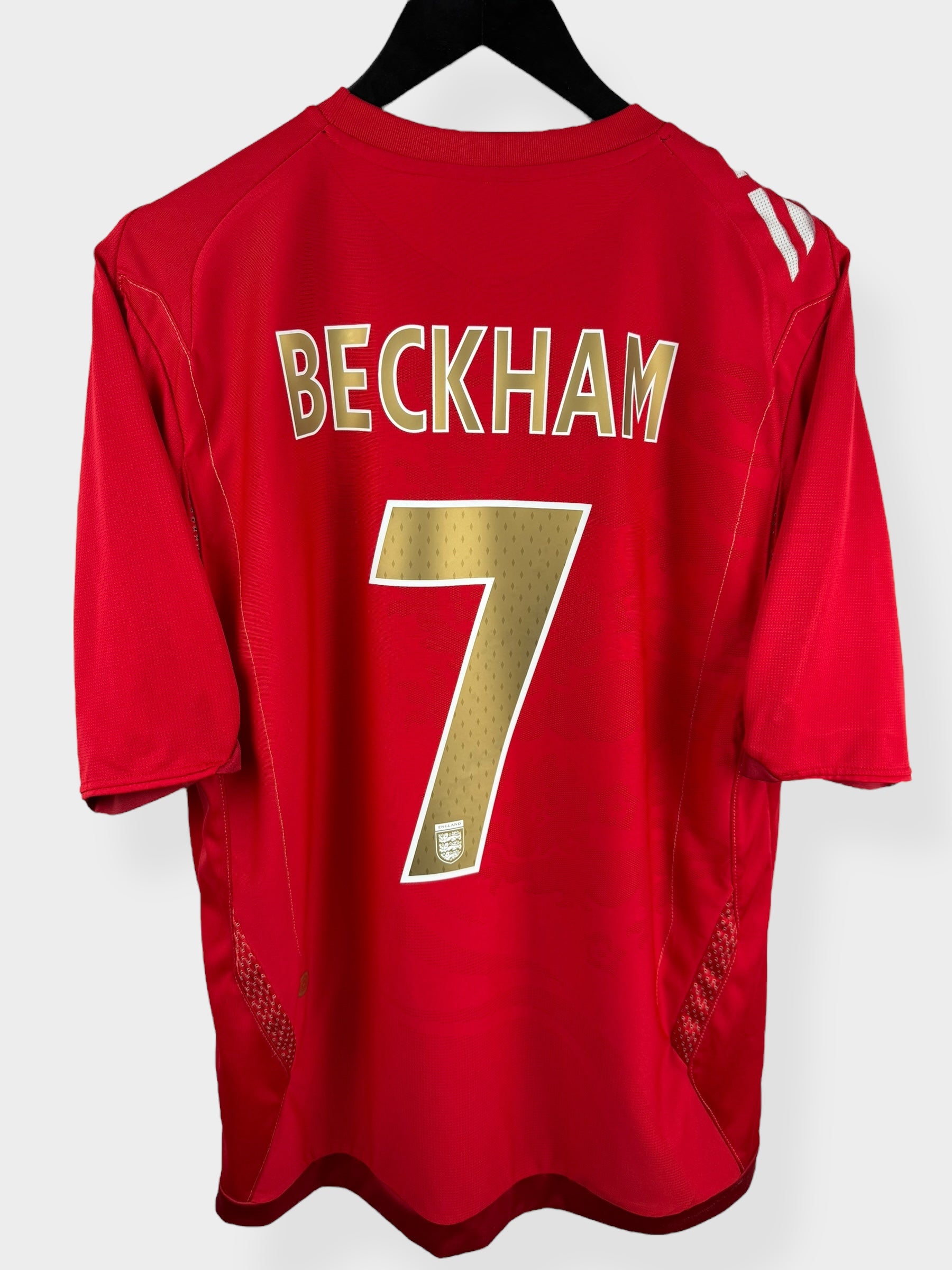 2006-08 ENGLAND AWAY SHIRT BECKHAM #7 L