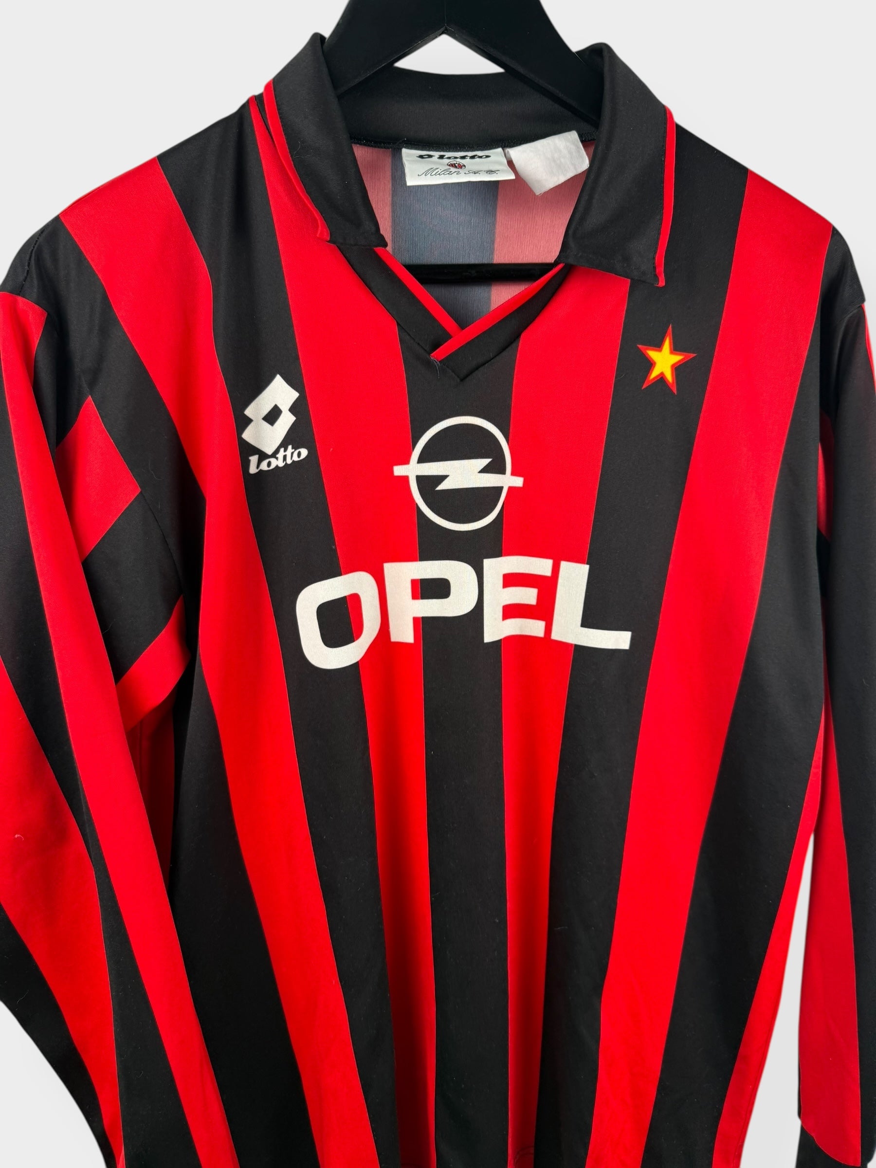 1994-95 AC MILAN HOME SHIRT LS M - Authentic Football Club