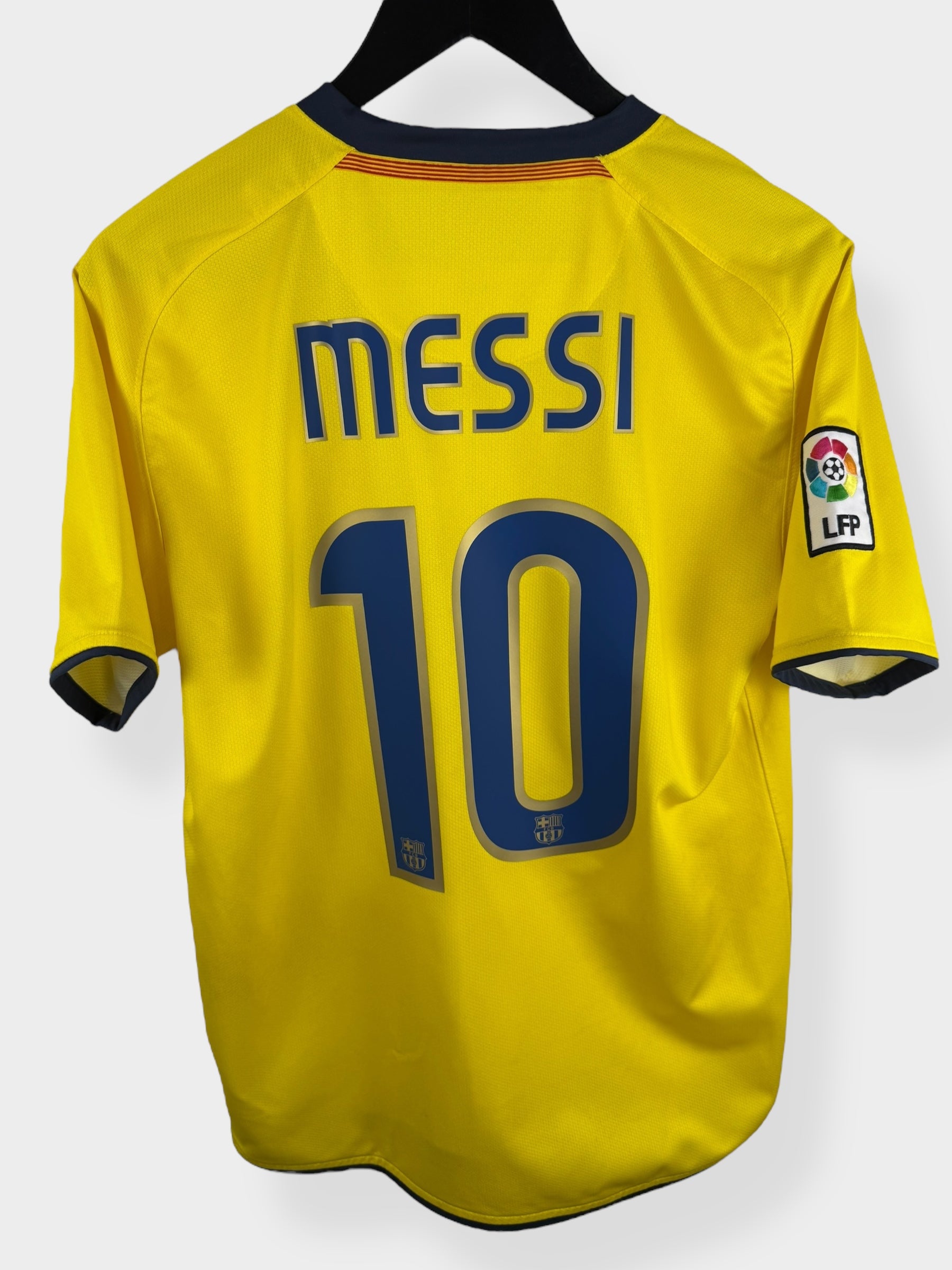 2008-10 BARCELONA AWAY SHIRT MESSI #10 S - Authentic Football Club