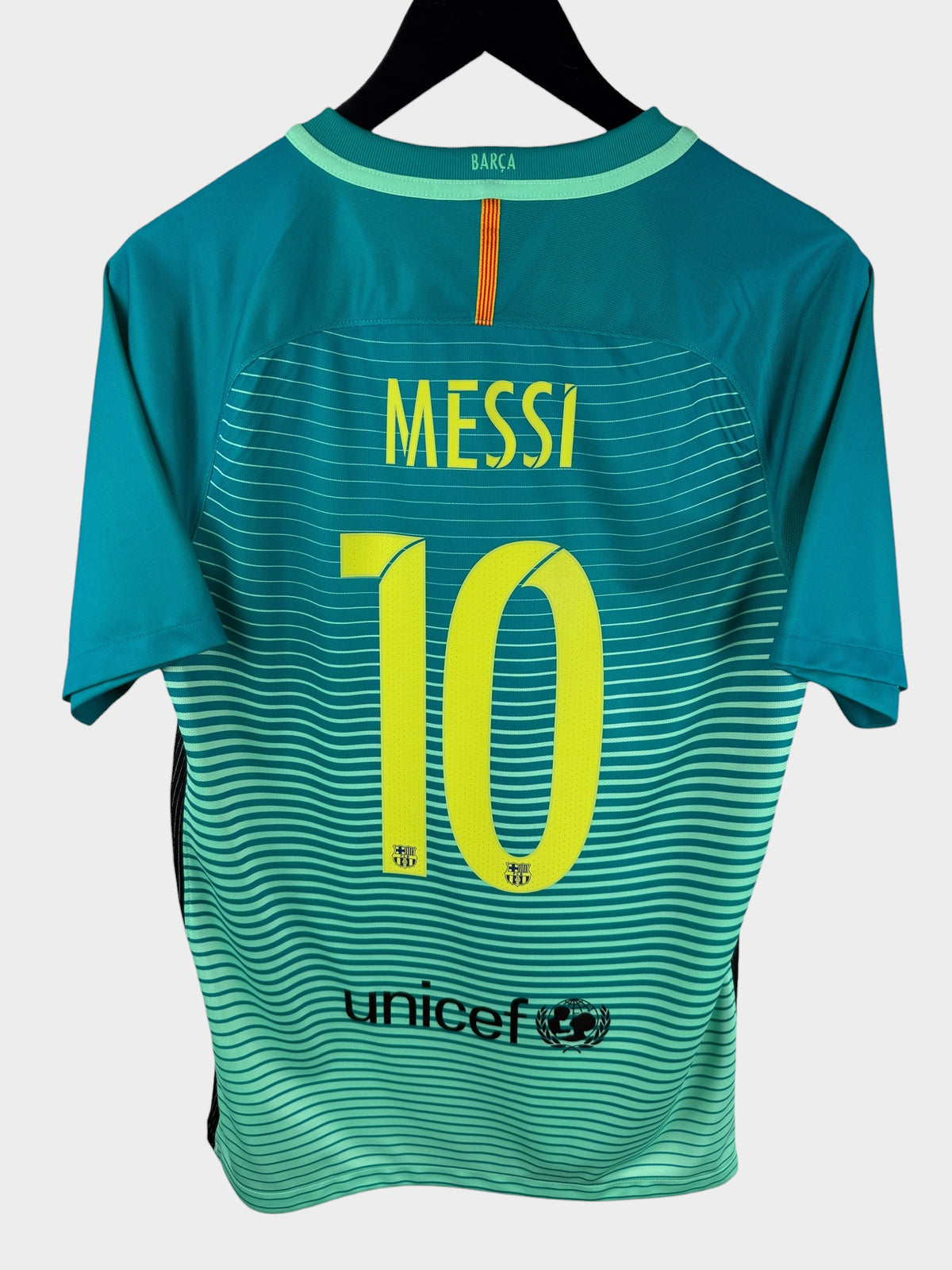 2016-17 BARCELONA DRITTES TRIKOT MESSI #10 S