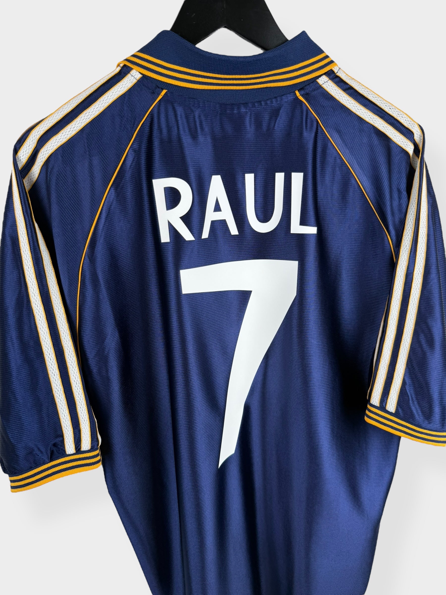 1998-99 REAL MADRID THIRD SHIRT RAUL #7 L