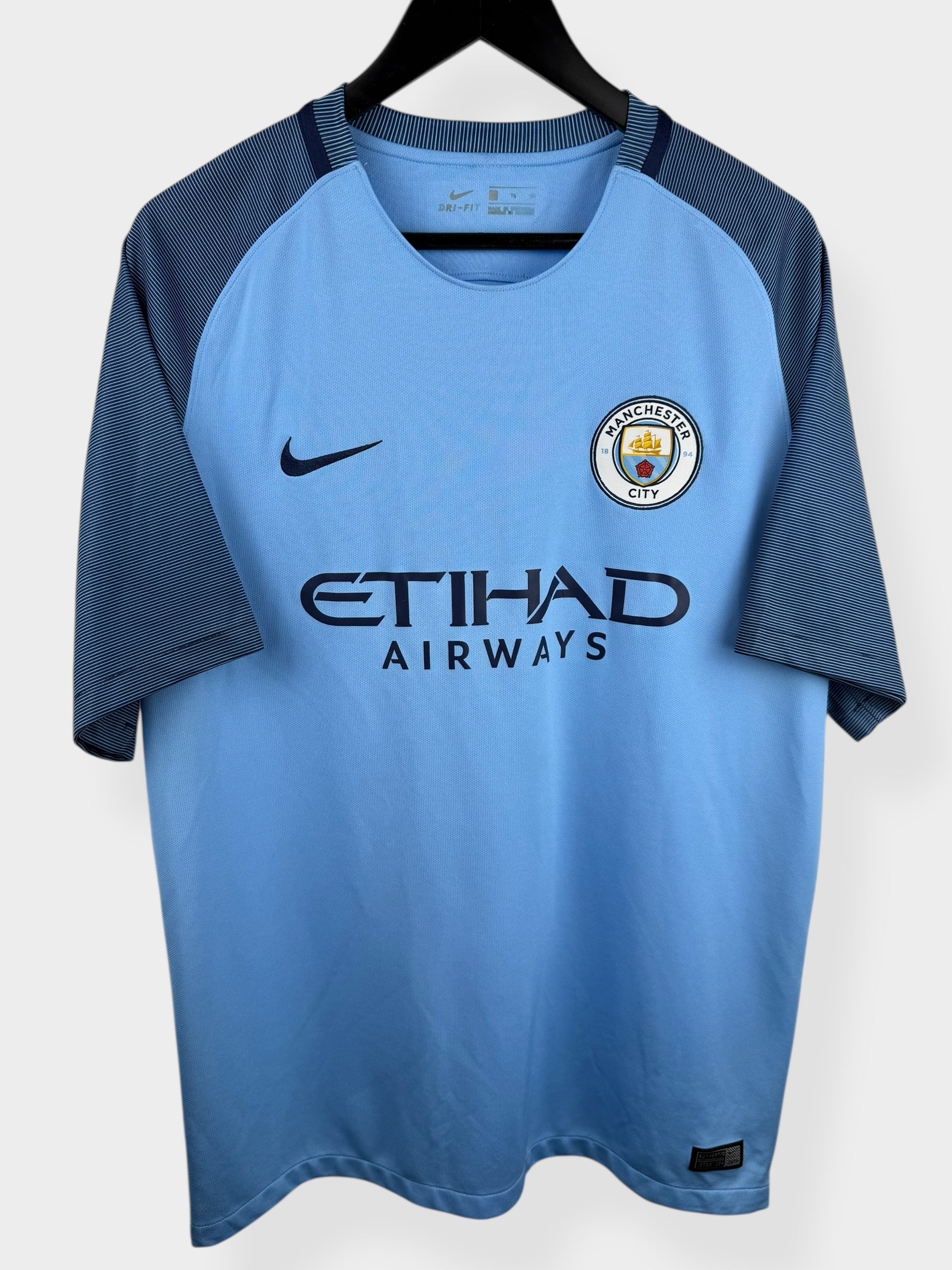 2016-17 MANCHESTER CITY HOME SHIRT KOMPANY #4 XL