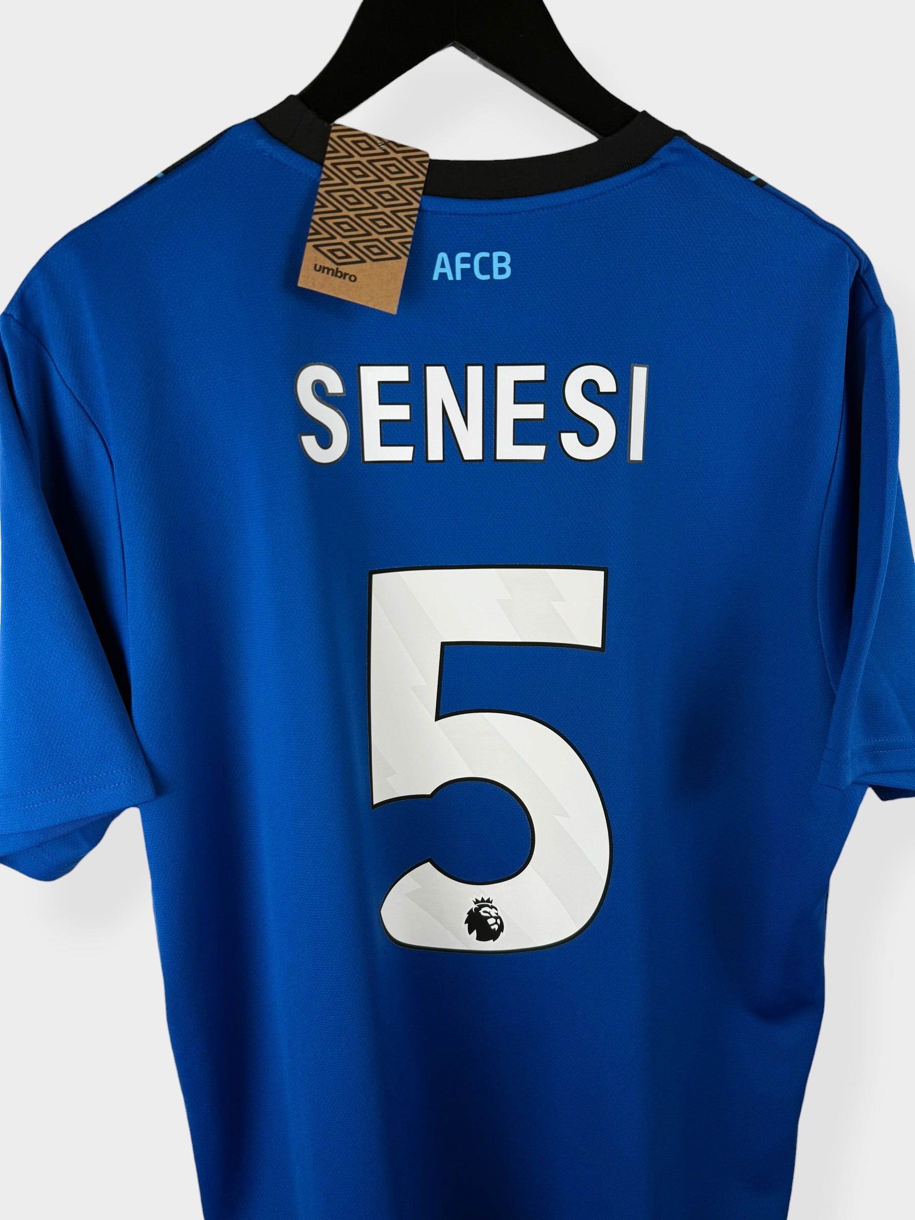 2025-26 BOURNEMOUTH AWAY SHIRT SENESI #5 XL