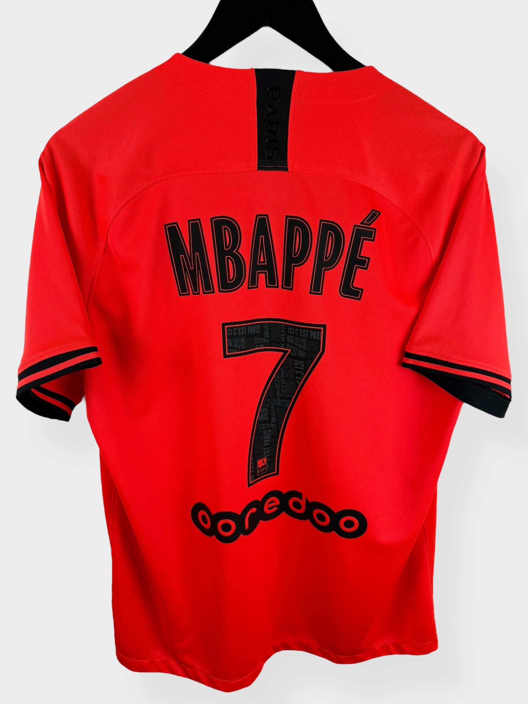 2019-20 PARIS SAINT-GERMAIN AWAY SHIRT MBAPPE #7 M - Authentic Football Club