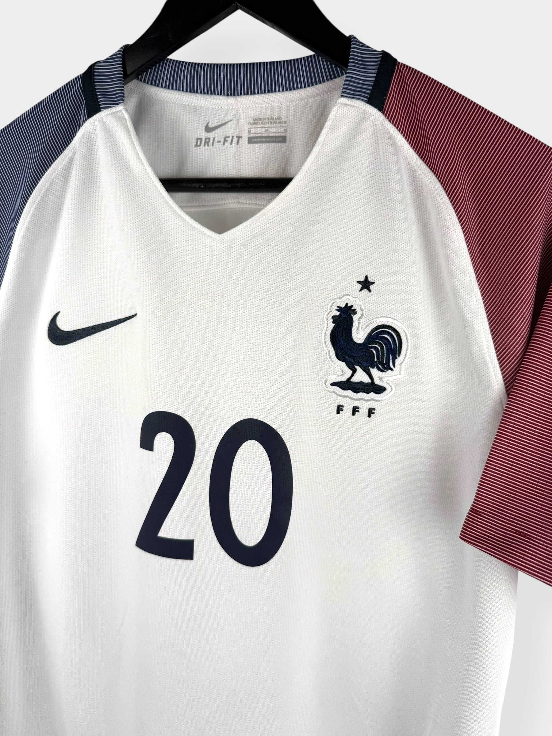 2016-17 FRANCE AWAY SHIRT COMAN #20 M