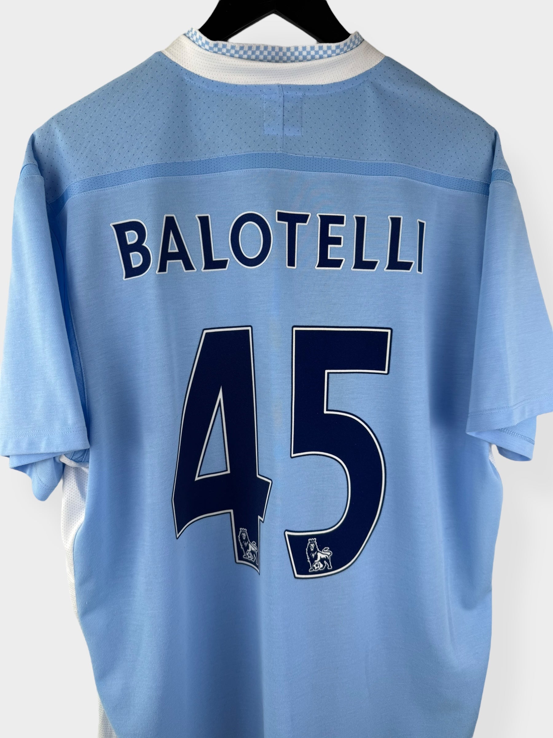 2011-12 MANCHESTER CITY HOME SHIRT BALOTELLI #45 XXL