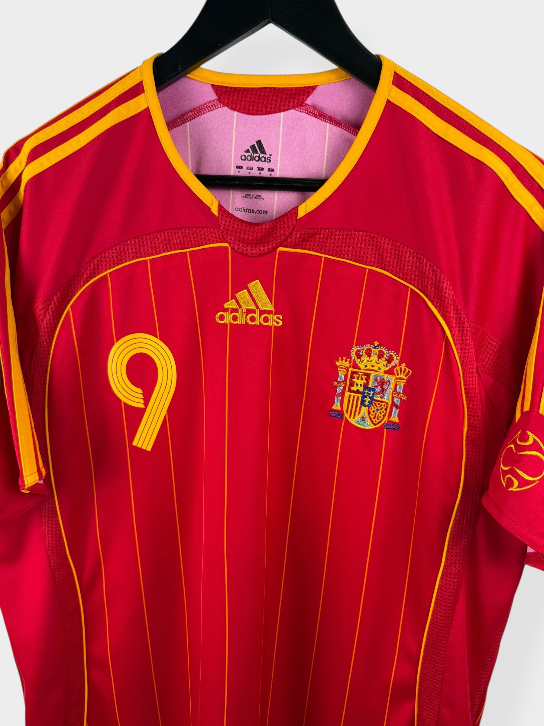 2006-08 SPAIN HOME SHIRT TORRES #9 M - Authentic Football Club