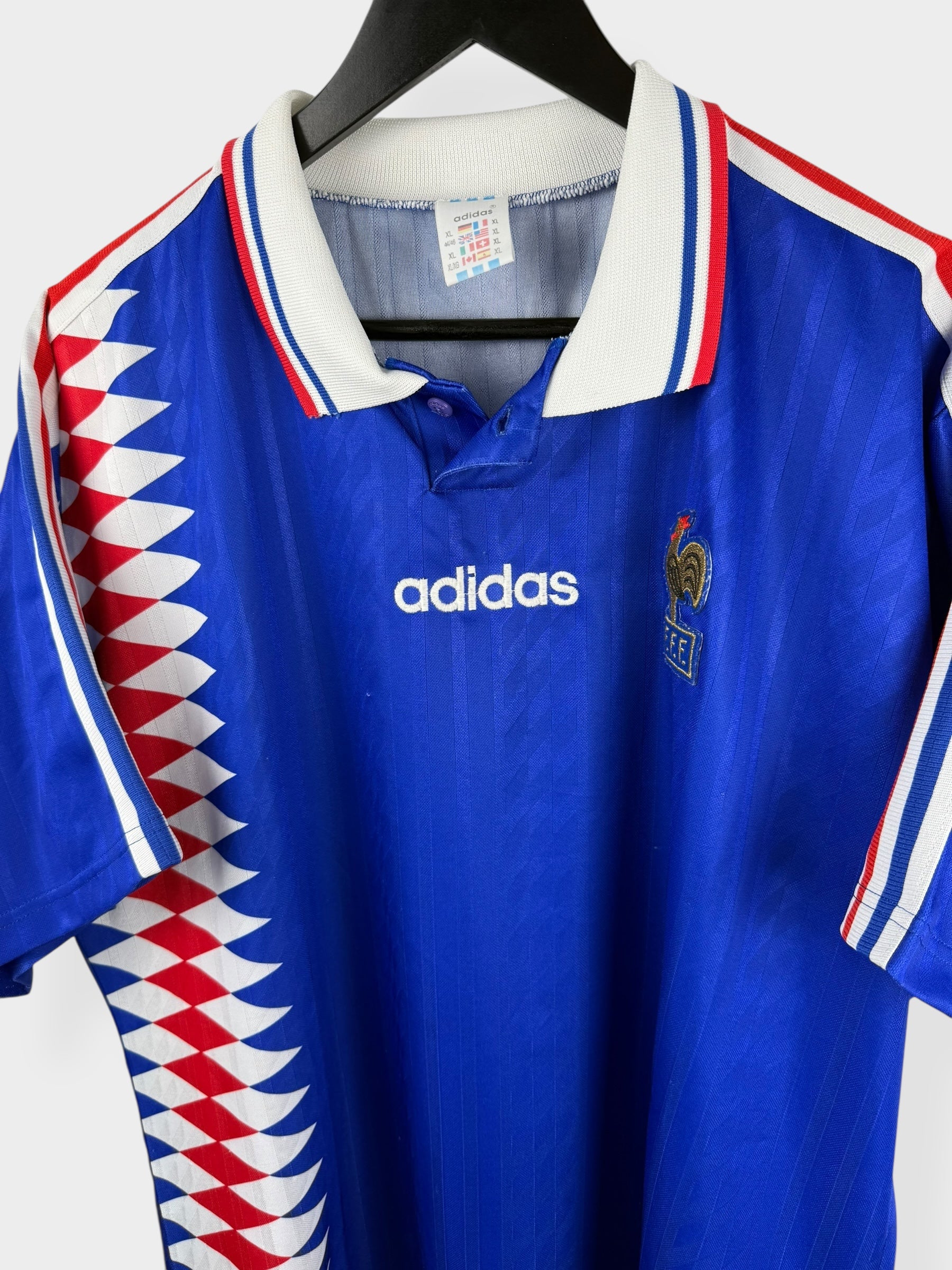 1994-96 FRANCE HOME SHIRT XL - Authentic Football Club