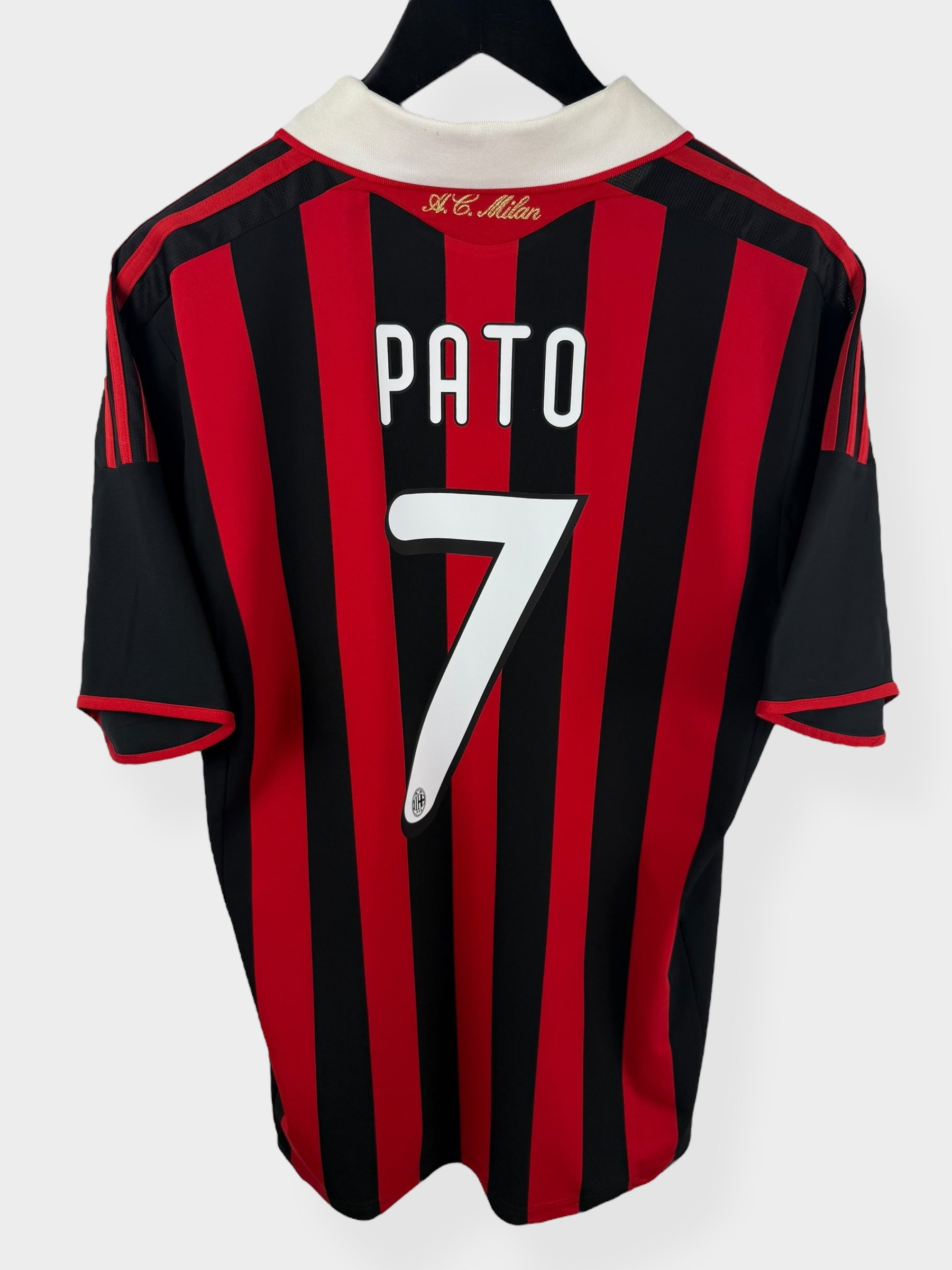 2009-10 AC MILAN HOME SHIRT PATO #7 M - Authentic Football Club