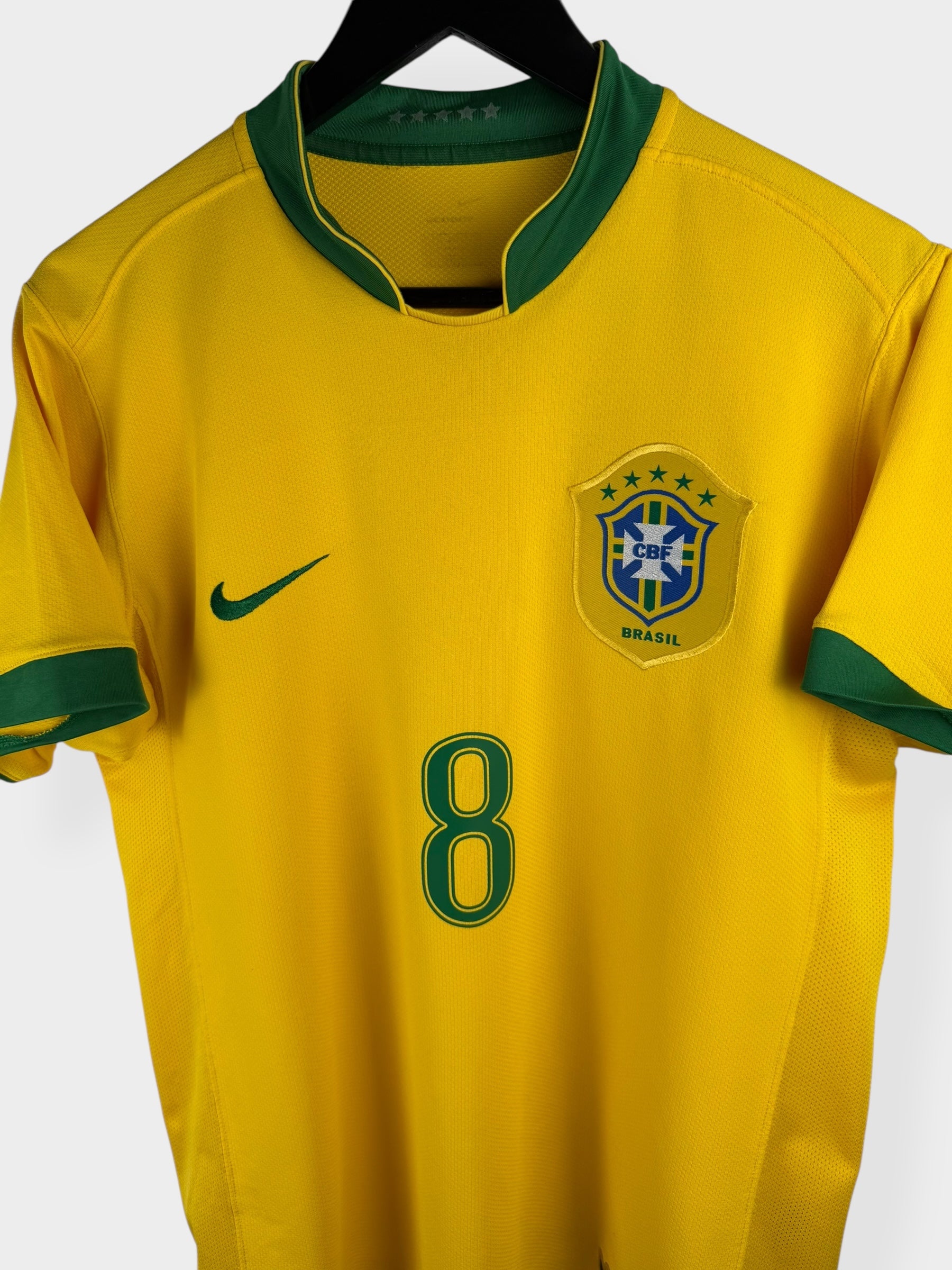 2006-08 BRAZIL HOME SHIRT KAKA #8 M