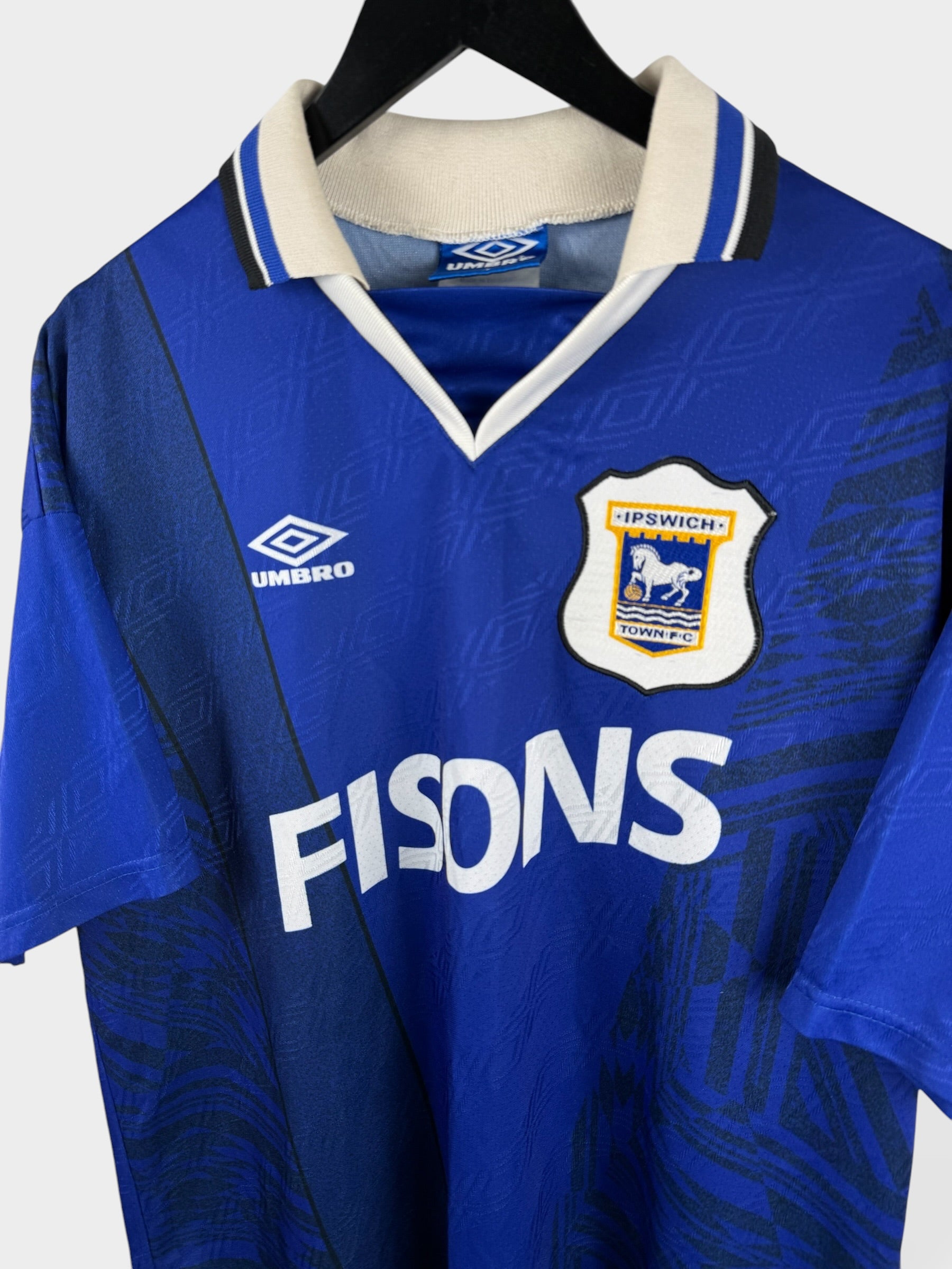 1994-95 IPSWICH TOWN HOME SHIRT #10 XL
