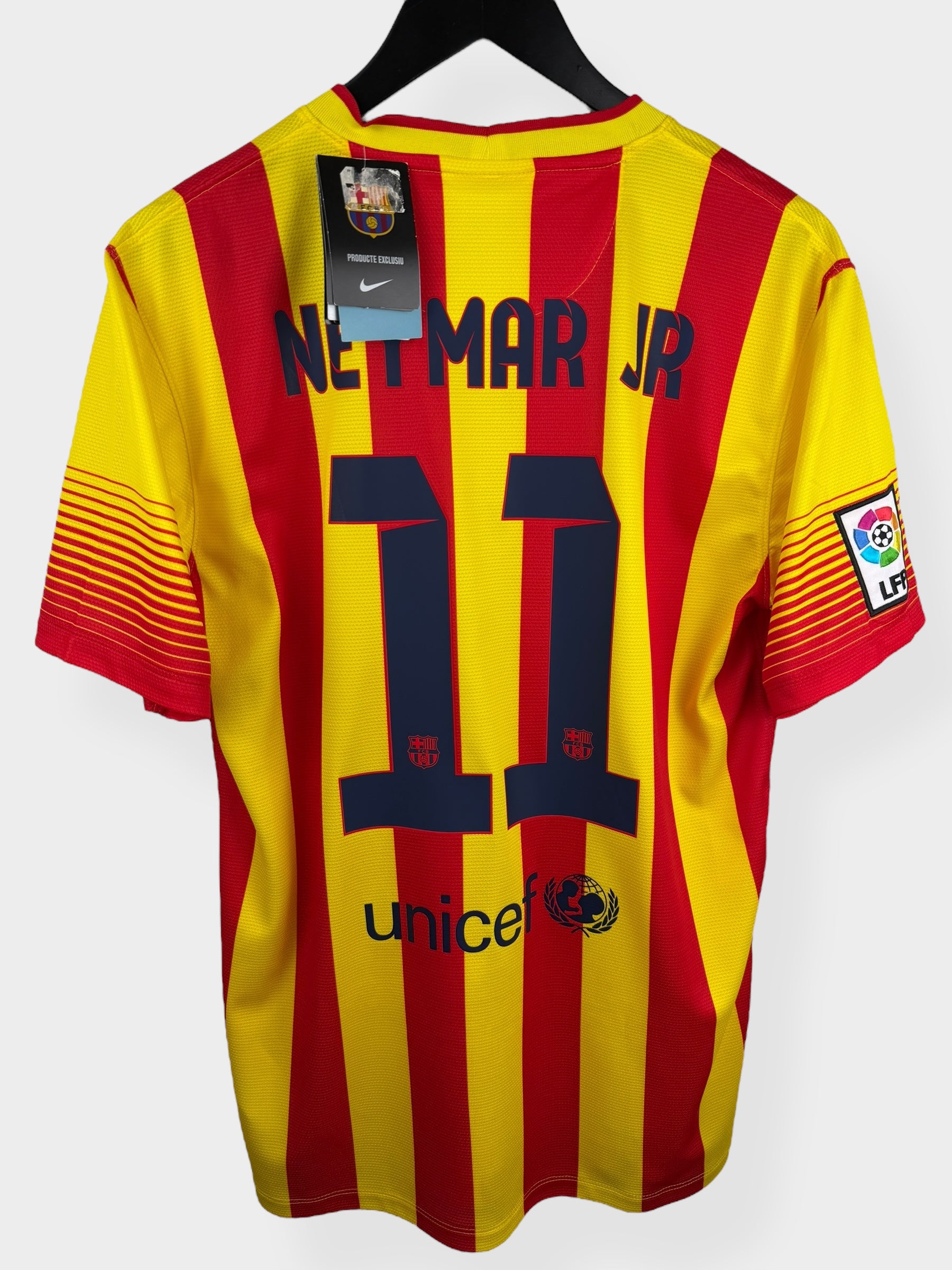 2013-14 BARCELONA AWAY SHIRT NEYMAR JR #11 M