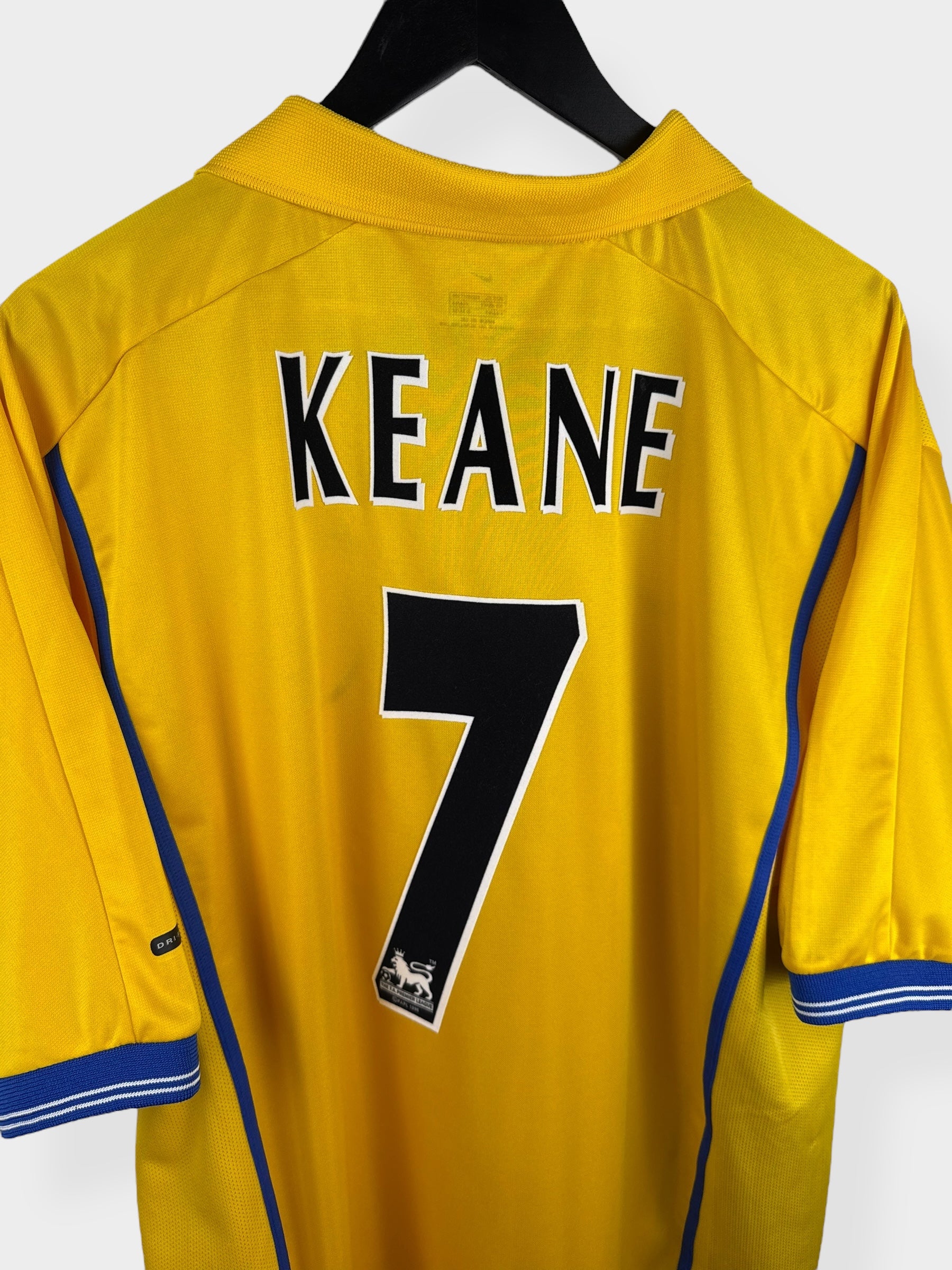 2001-02 LEEDS UNITED AWAY SHIRT KEANE #7 XL