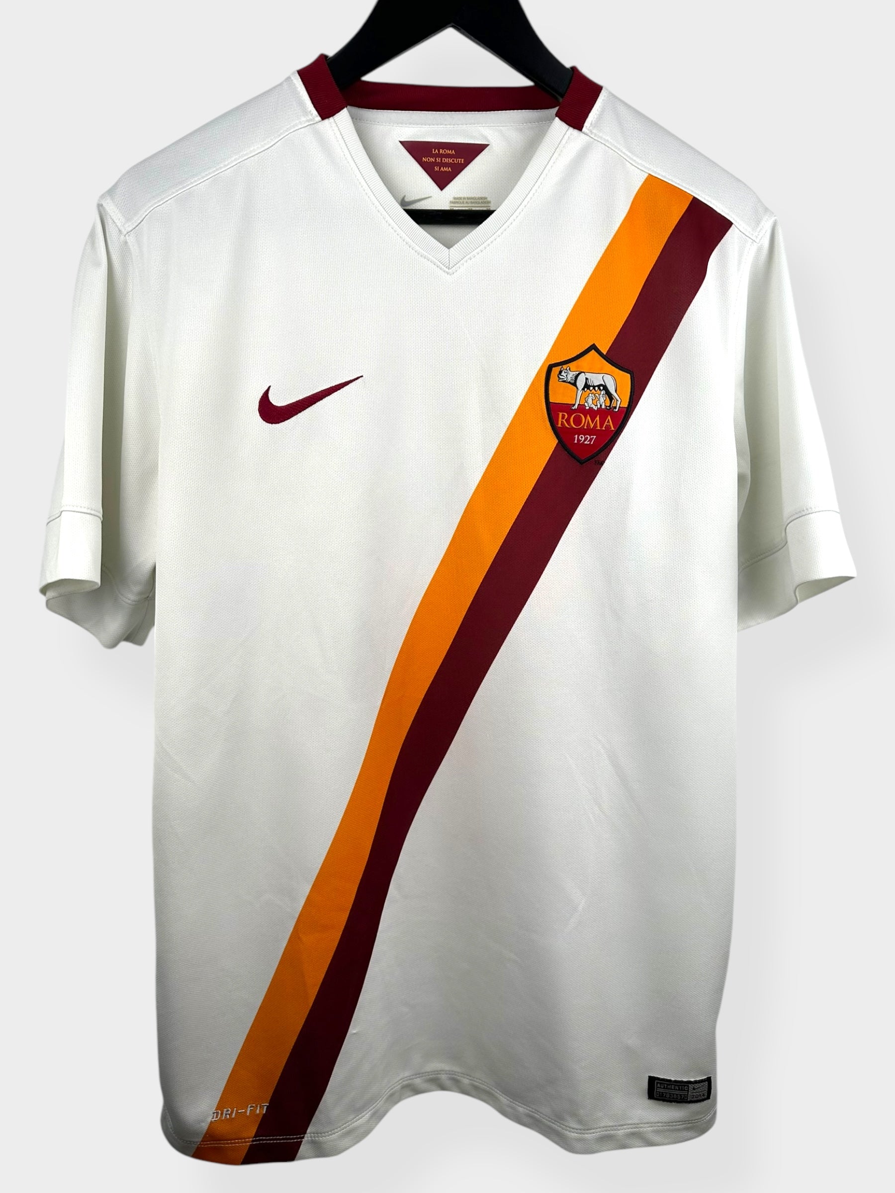 2014-15 AS ROMA AWAY SHIRT DE ROSSI #16 M