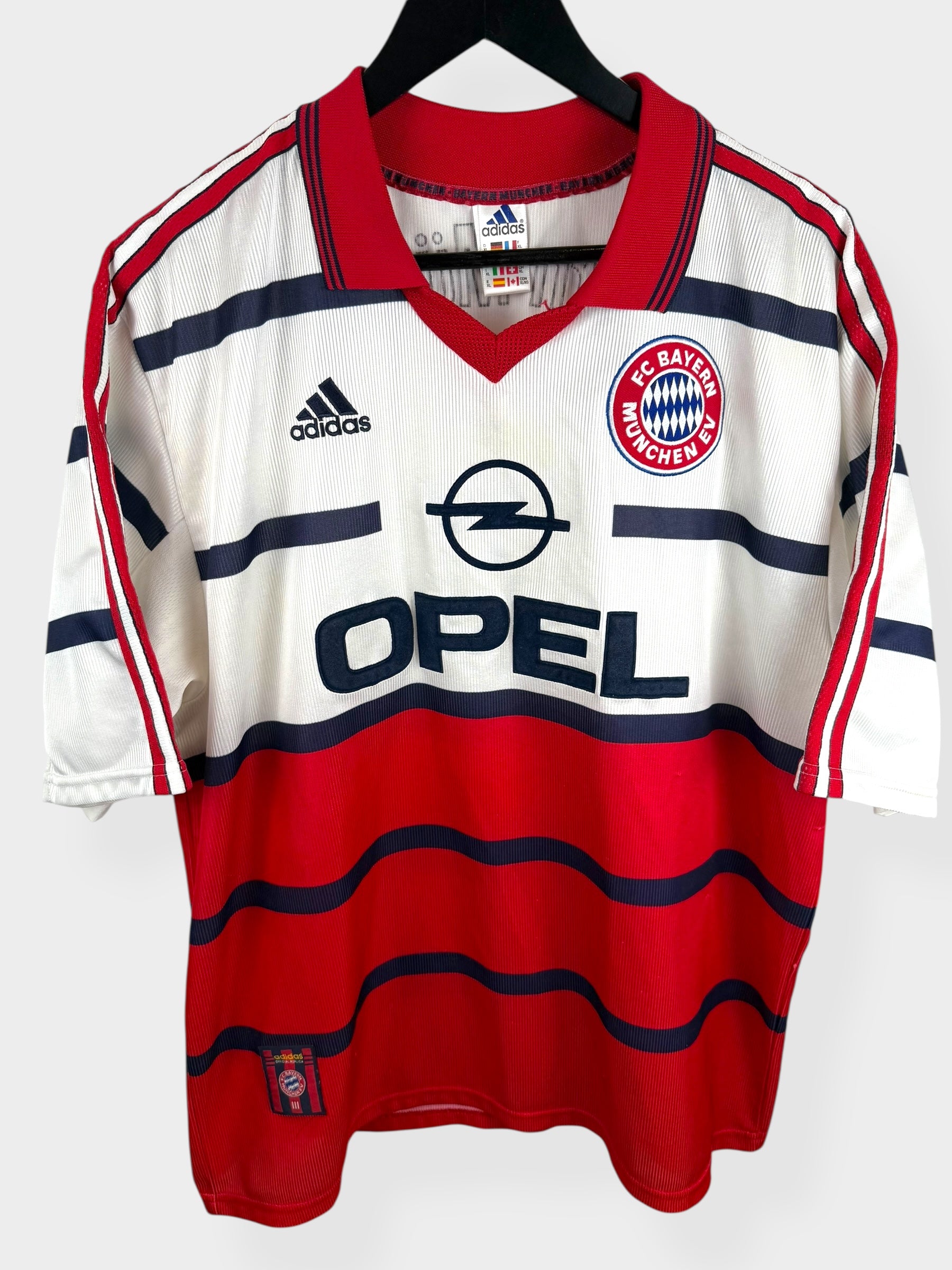 1998-00 BAYERN MUNICH AWAY SHIRT XL - Authentic Football Club