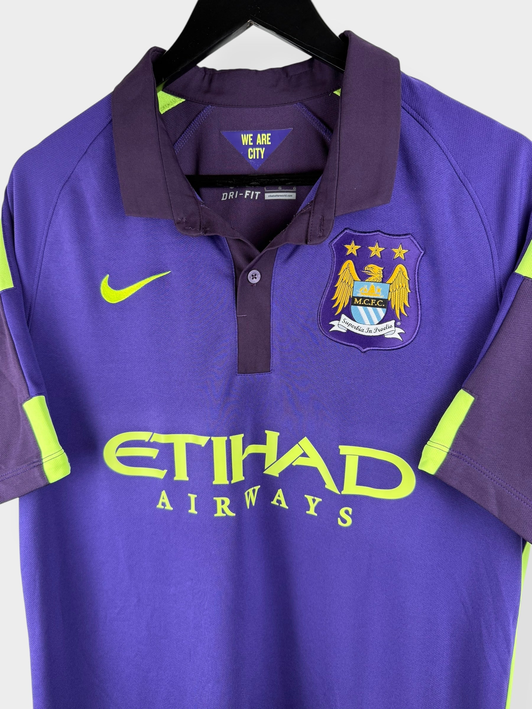 2014-15 MANCHESTER CITY THIRD SHIRT TOURE YAYA #42 L