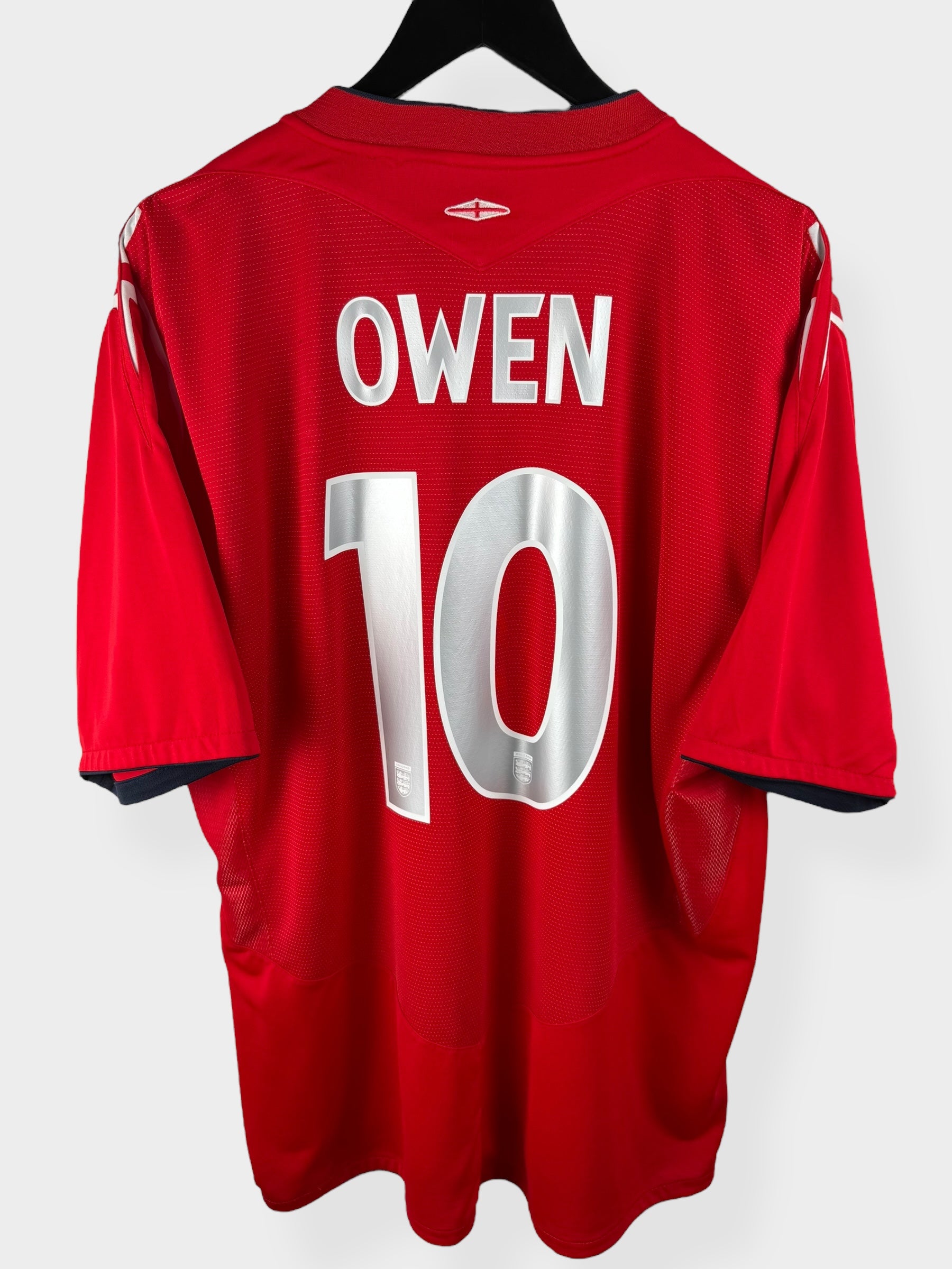 2004-06 ENGLAND AWAY SHIRT OWEN #10 XXL - Authentic Football Club