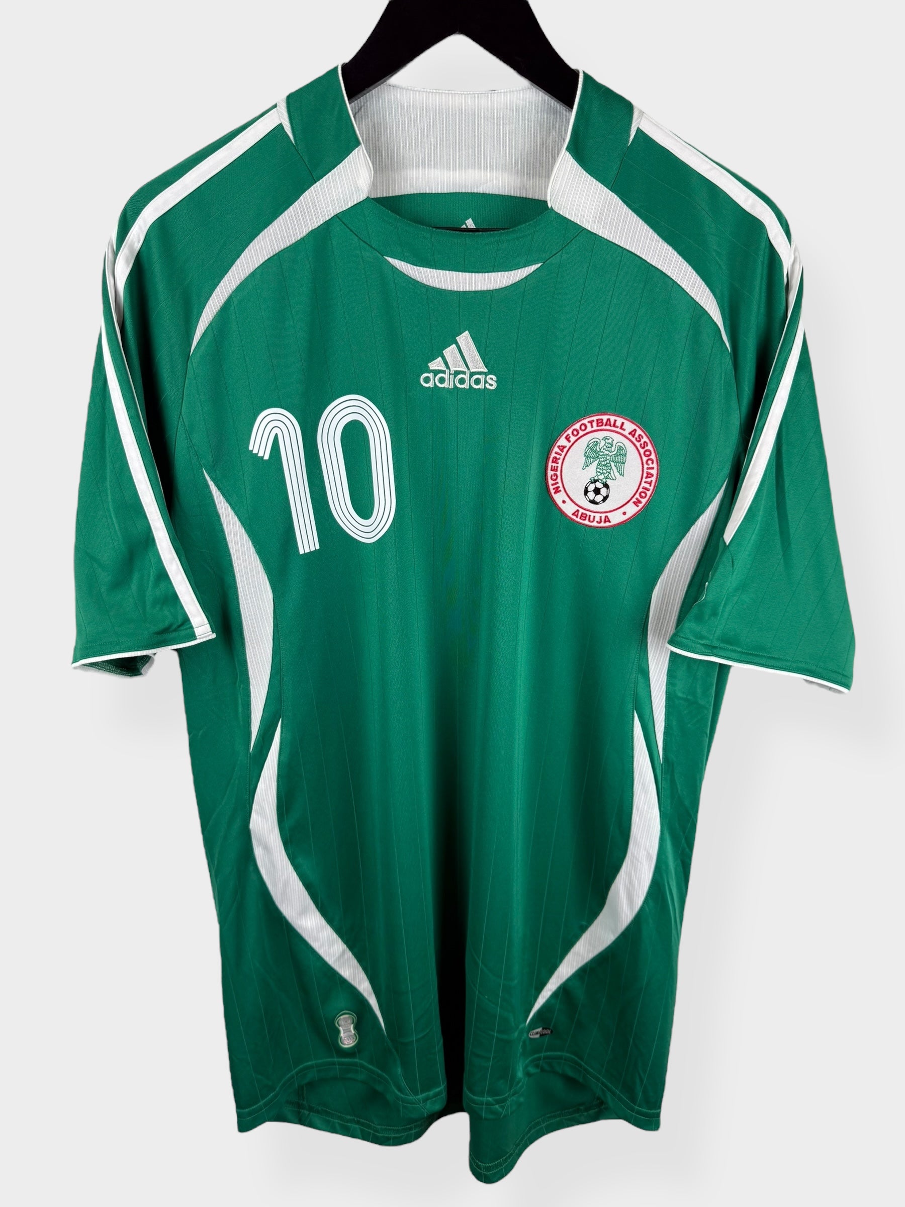 2006-07 NIGERIA HOME SHIRT OKOCHA #10 L - Authentic Football Club