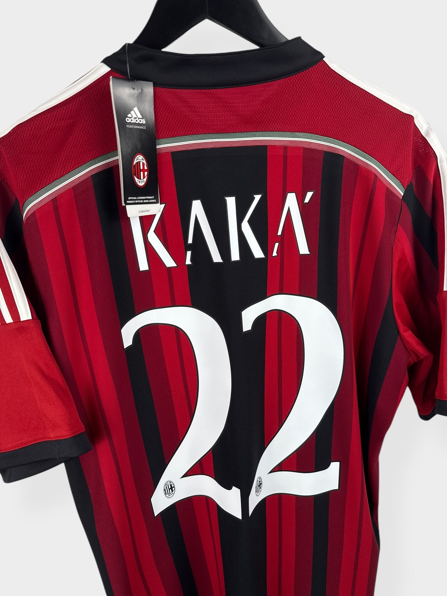 2014-15 AC MILAN HOME SHIRT KAKA #22 L - Authentic Football Club