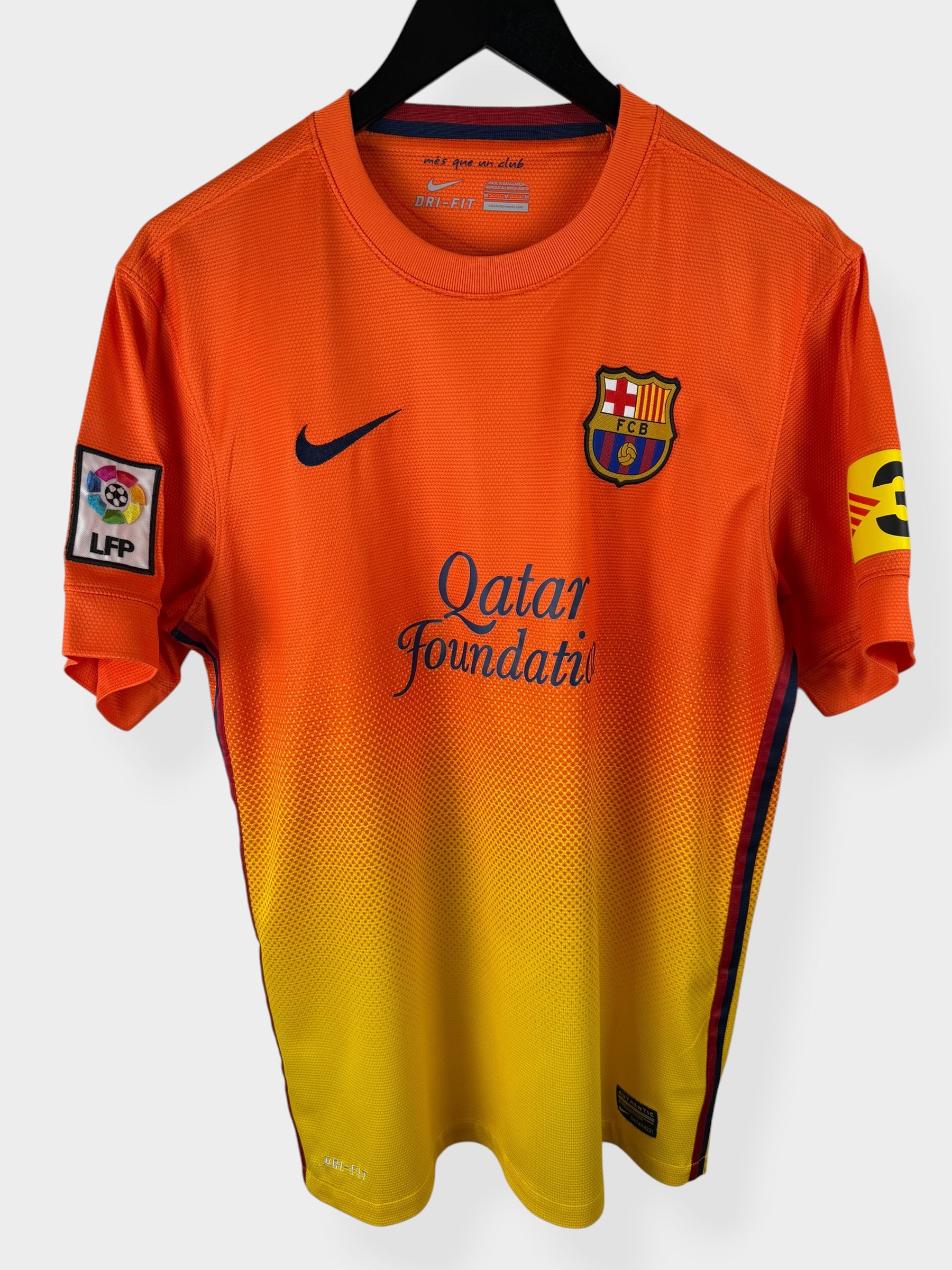 2012-13 BARCELONA AWAY SHIRT DAVID VILLA #7 M