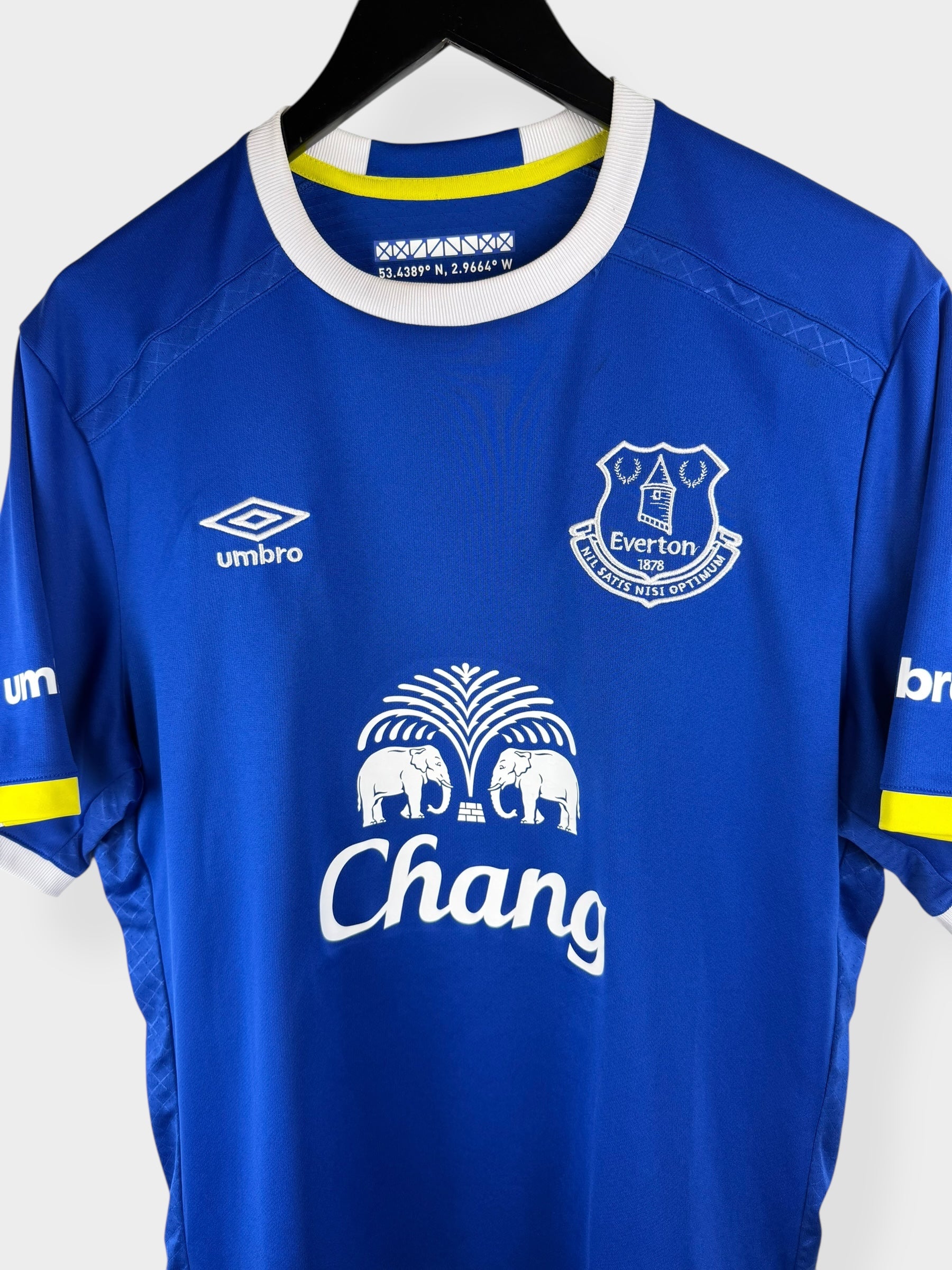 2016-17 EVERTON HOME SHIRT LUKAKU #10 L