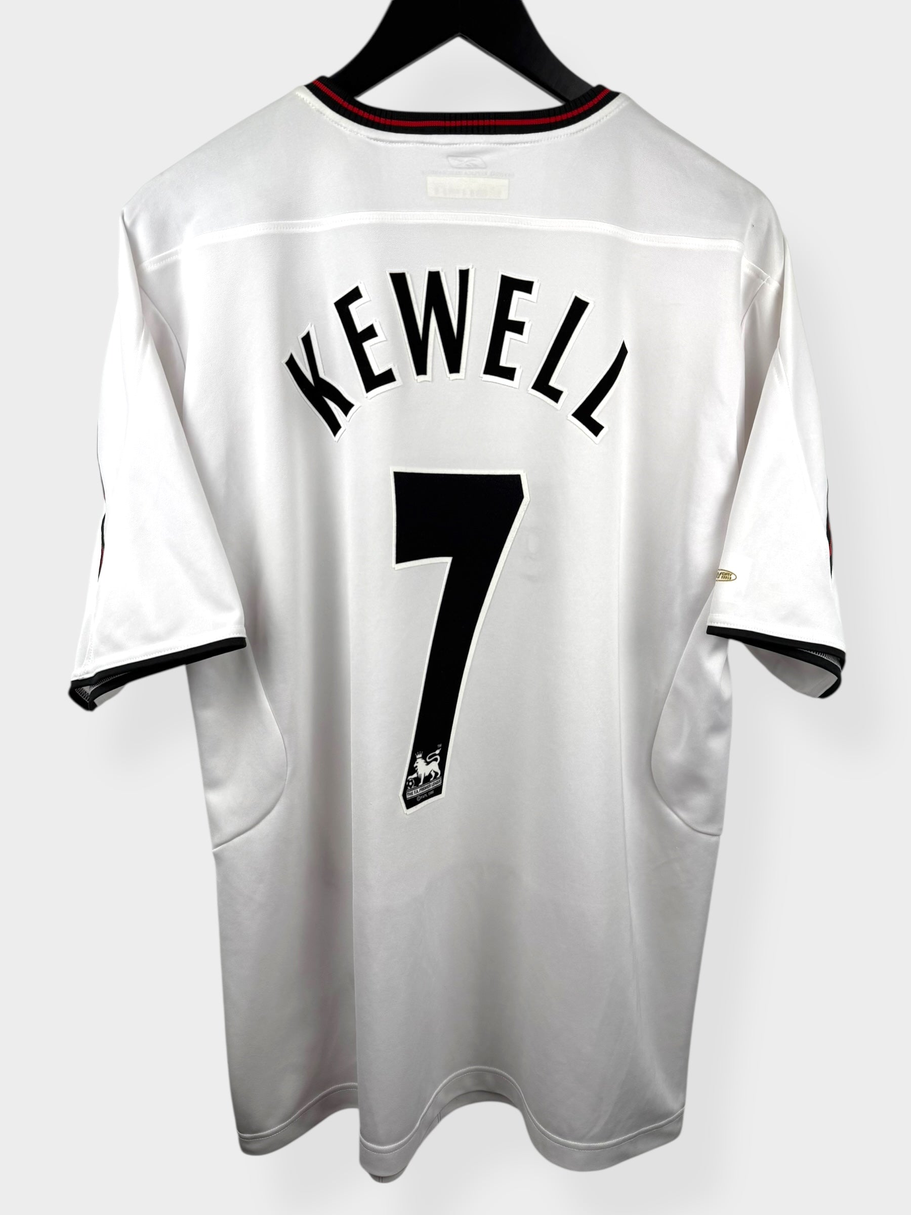 2003-05 LIVERPOOL AWAY SHIRT KEWELL #7 L